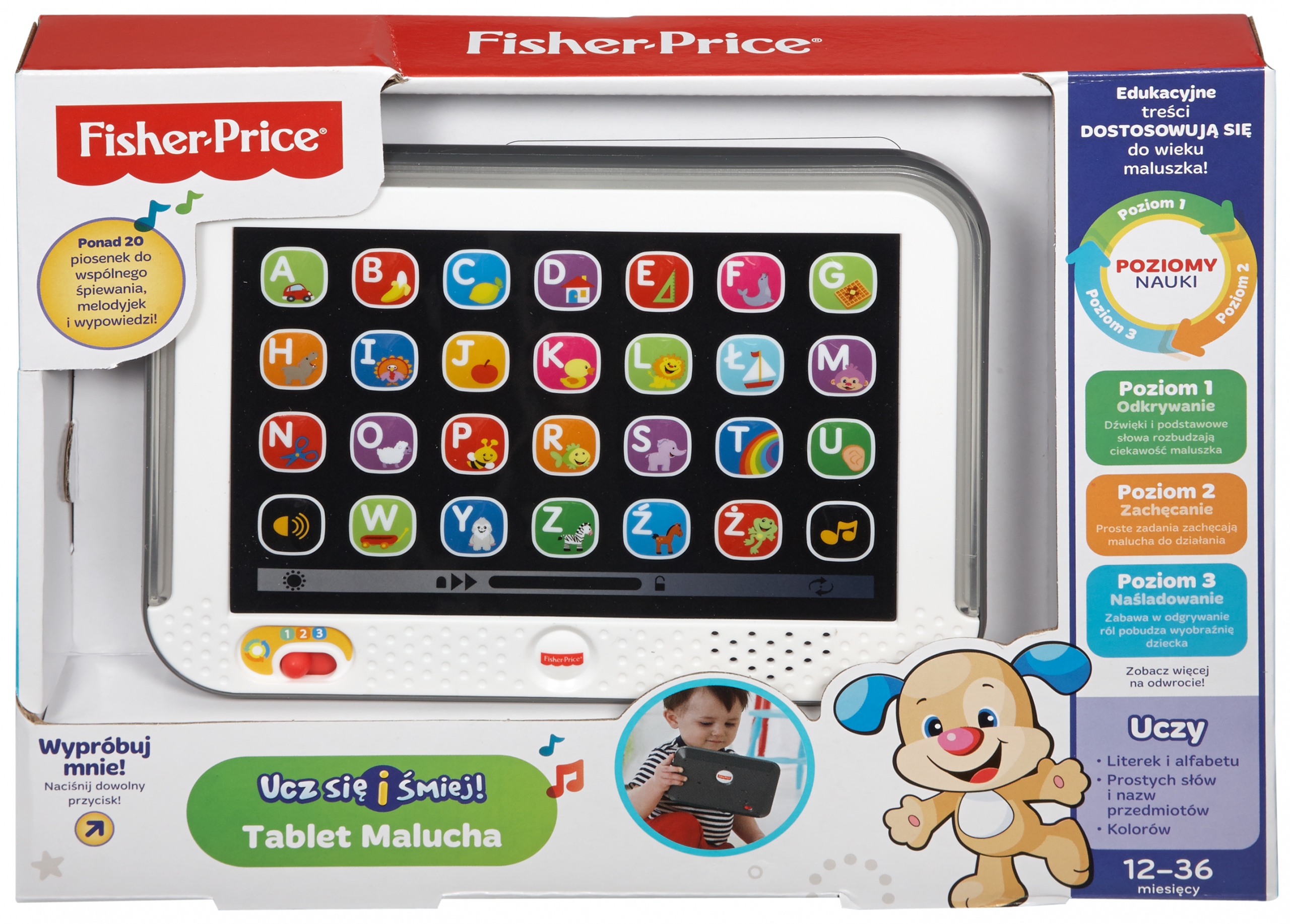

Tablet dla dzieci Fisher-Price DHN29