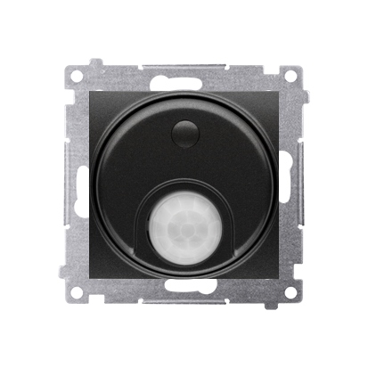 Jednosmerný vypínač Klasický podomietkový Kontakt-simon čierny