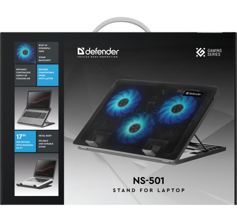 PODSTAWKA DEFENDER POD LAPTOPA NS-501 15.6"-17" 3W 2xUSB — 22