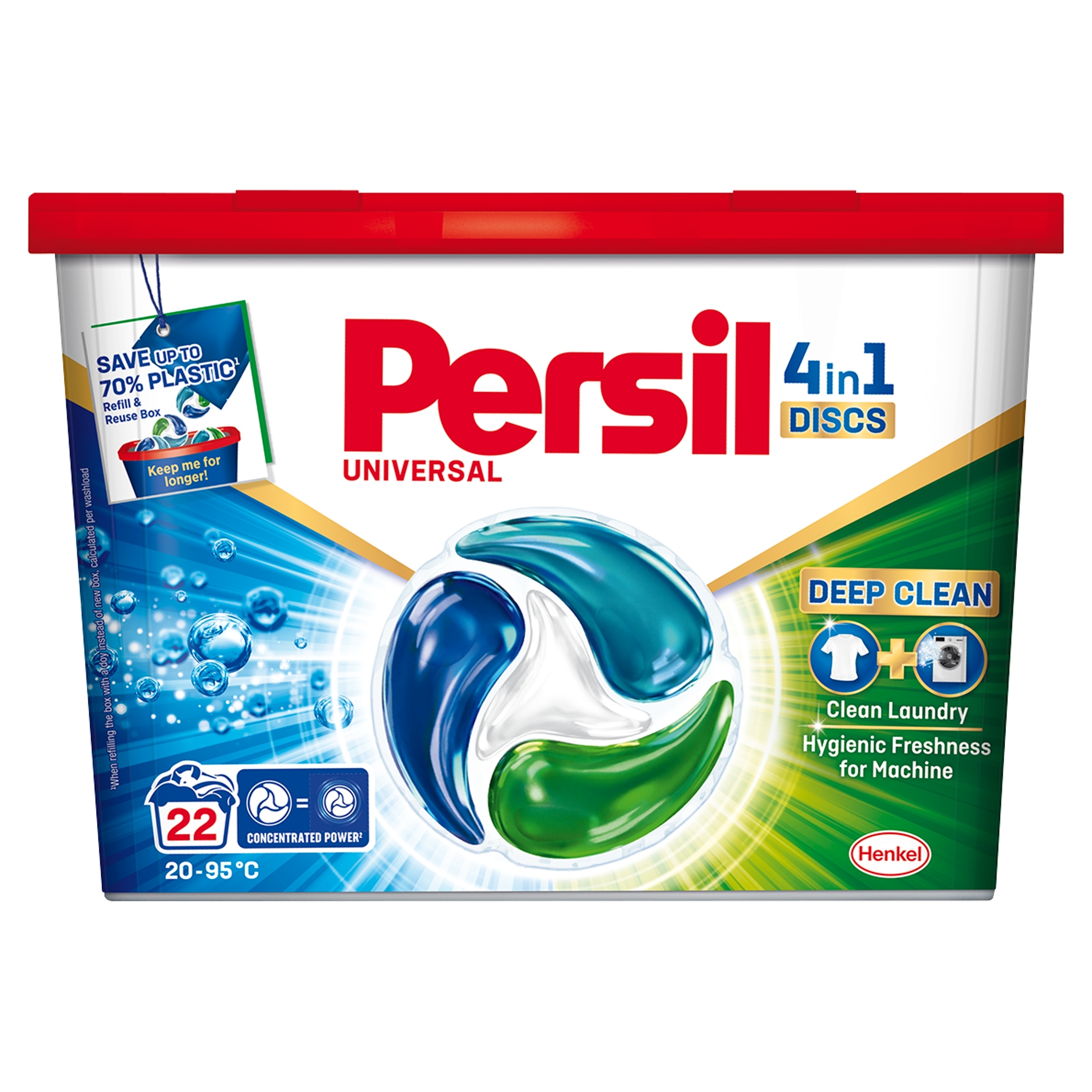 Levně Persil Discs Universal Koncentrovaný přípravek v kapslích na praní 363 g