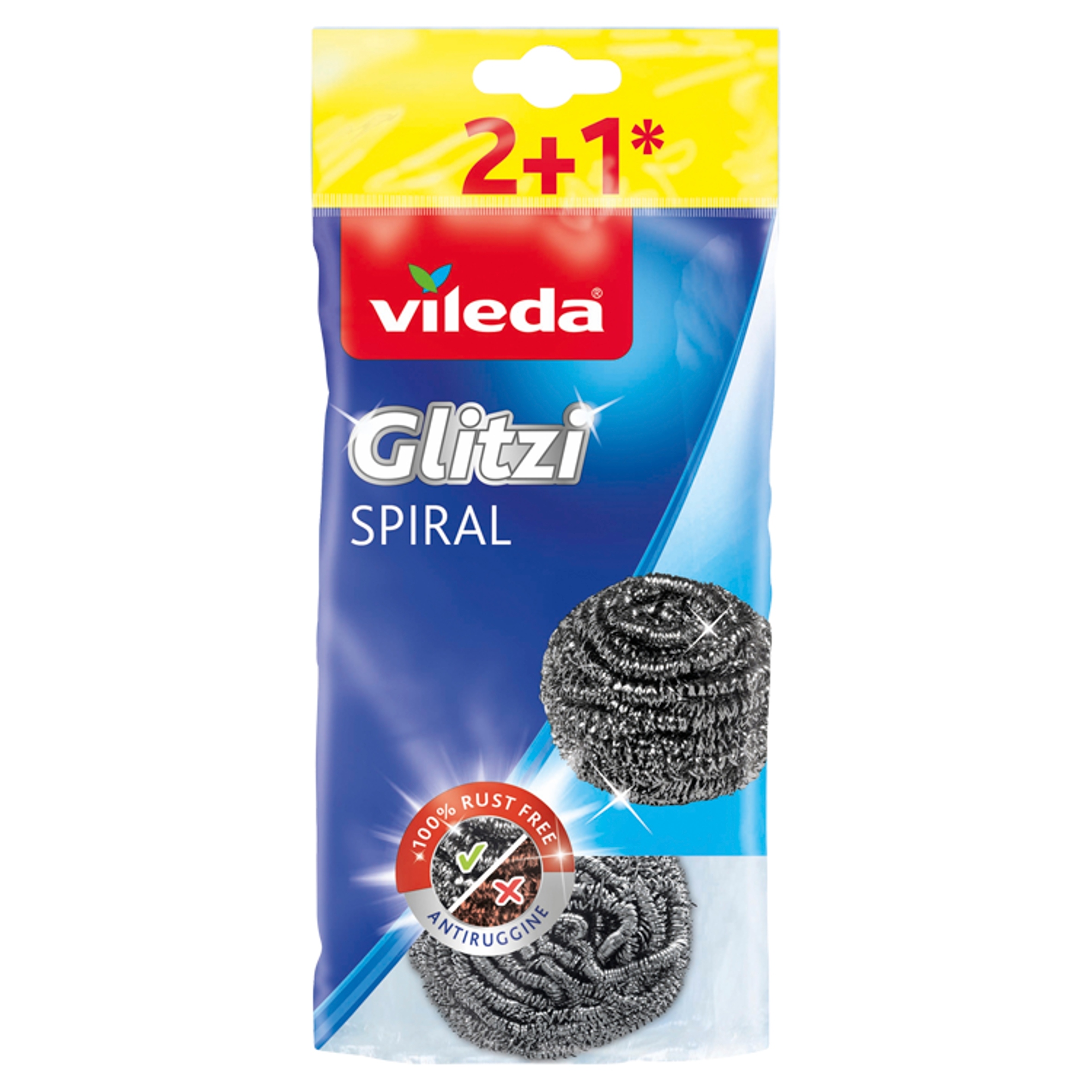 

Vileda Glitzi druciak ostry, spiralny 3 szt.