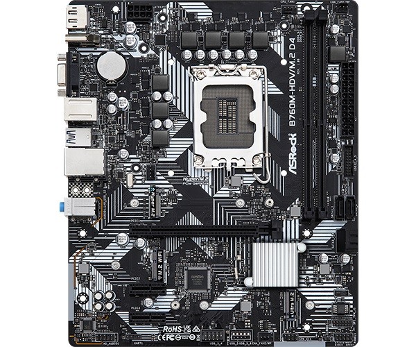ASROCK B760M-HDV/M.2 D4 mATX LGA1700 DDR4 — 5