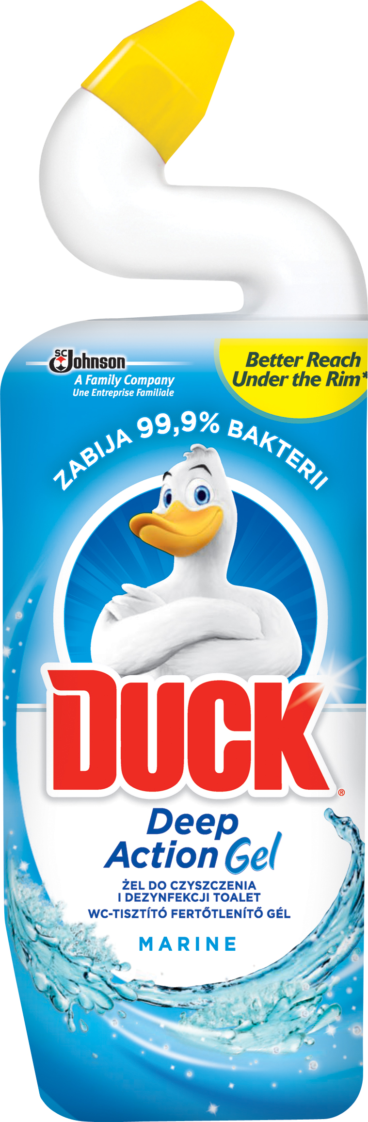 5x Duck, Gel na čištění toalet, Marine, 750 ml