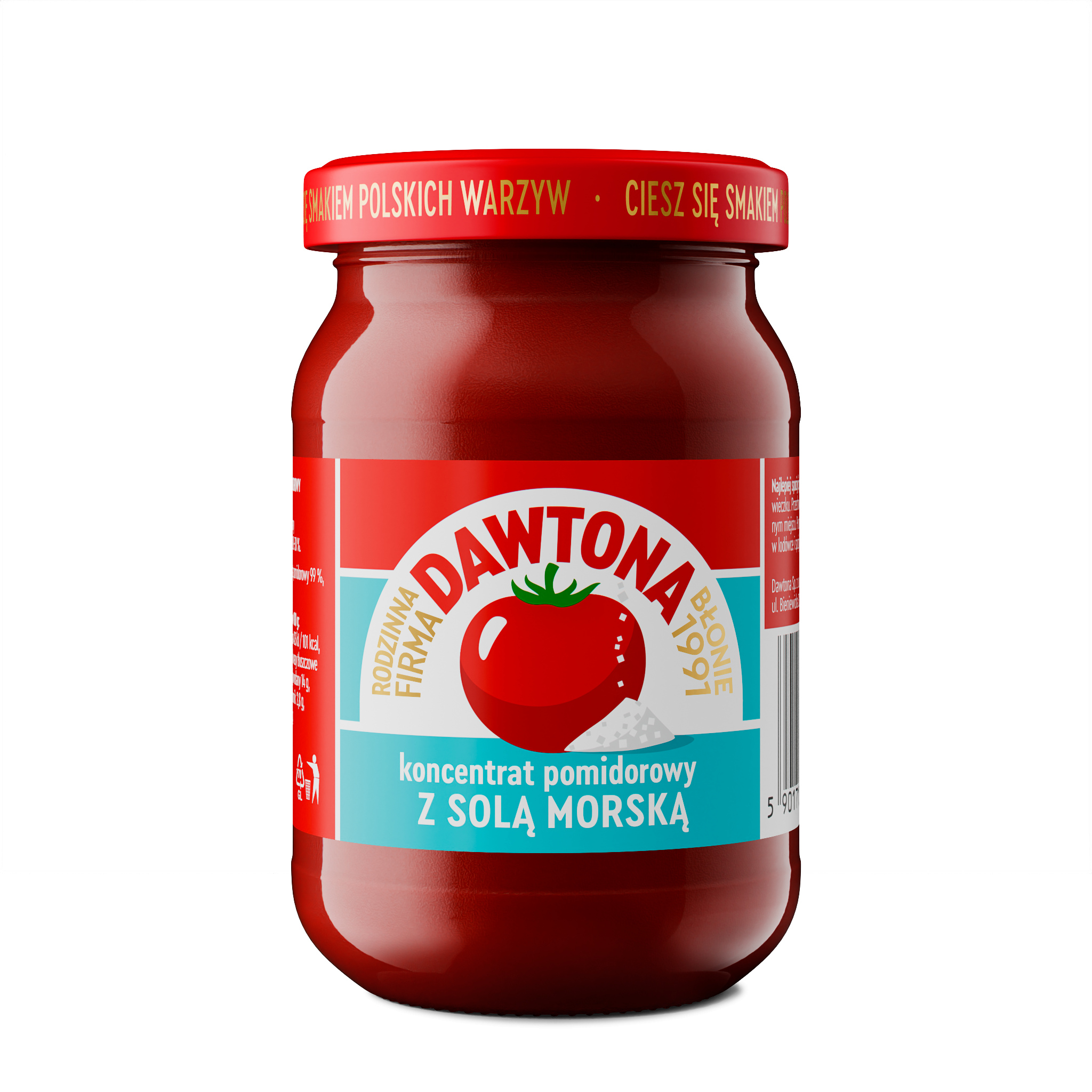 Levně Rajčatový koncentrát s mořskou solí 190 g Dawtona