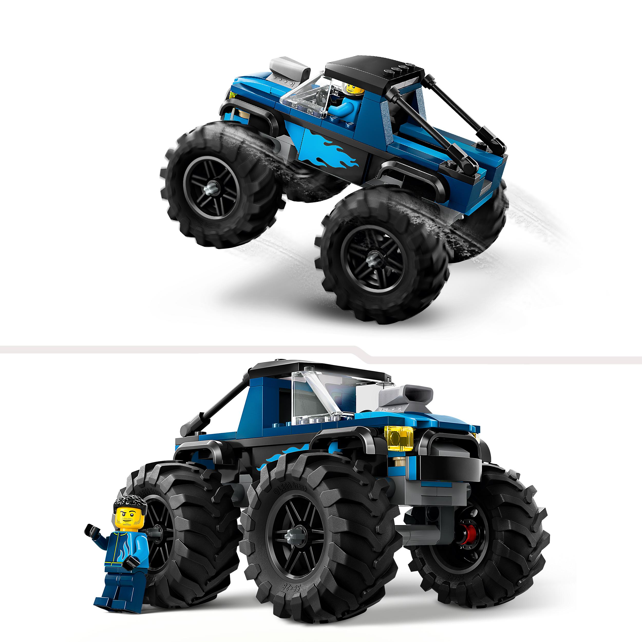 LEGO City 60402 Niebieski monster truck Seria Ruch drogowy