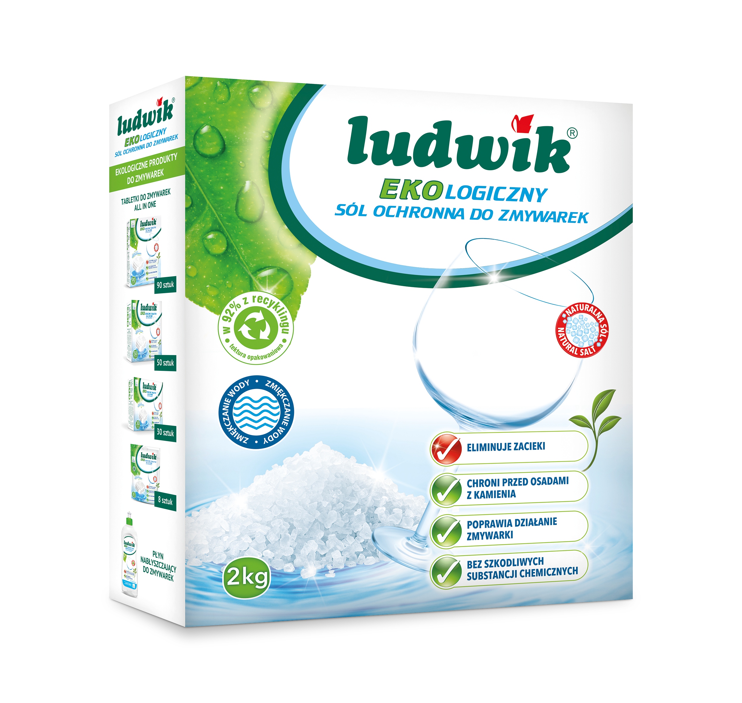 

Ludwik Ekologiczny Sól ochronna do zmywarek 2 Kg