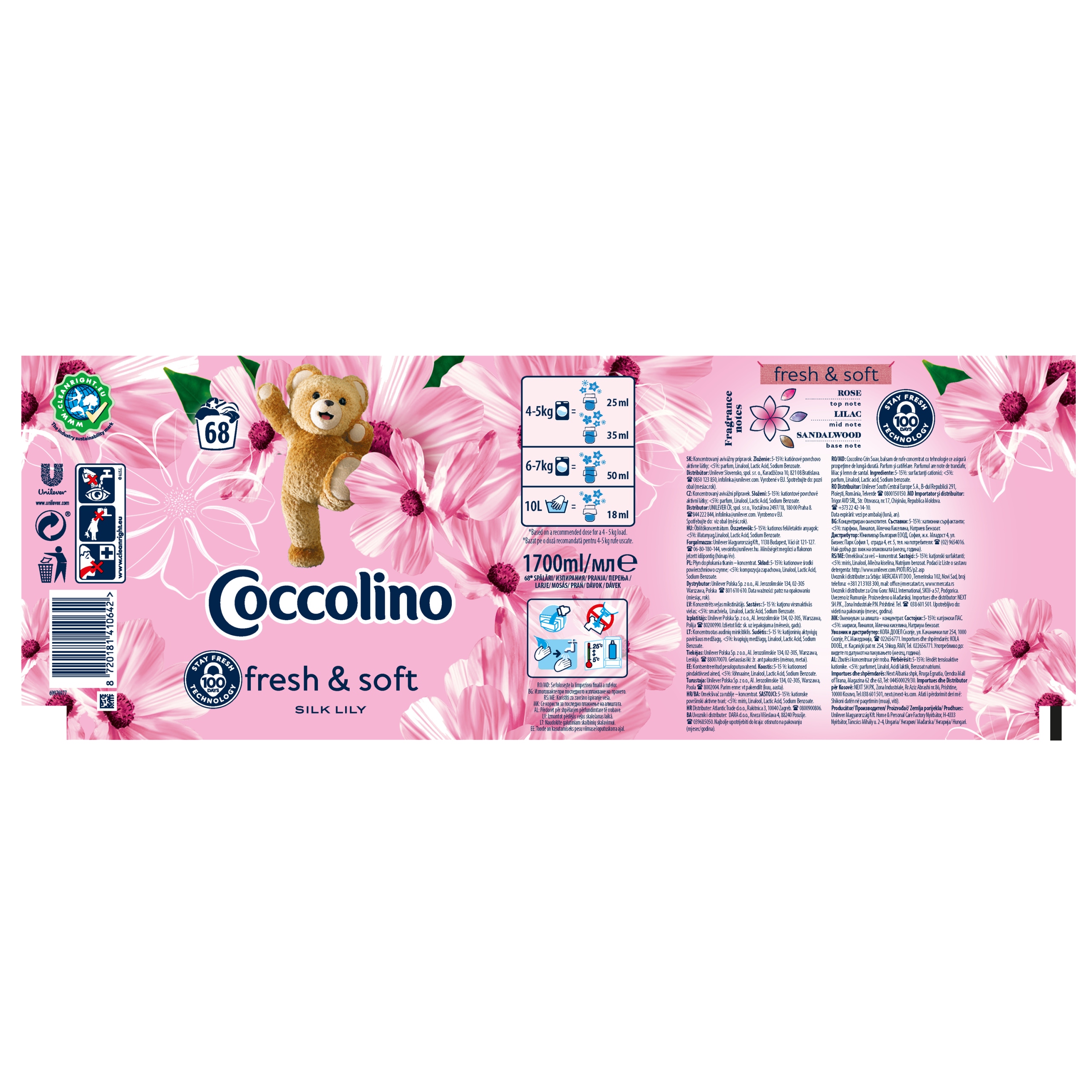 Levně Coccol Liquid Core Lily 6x1,7L