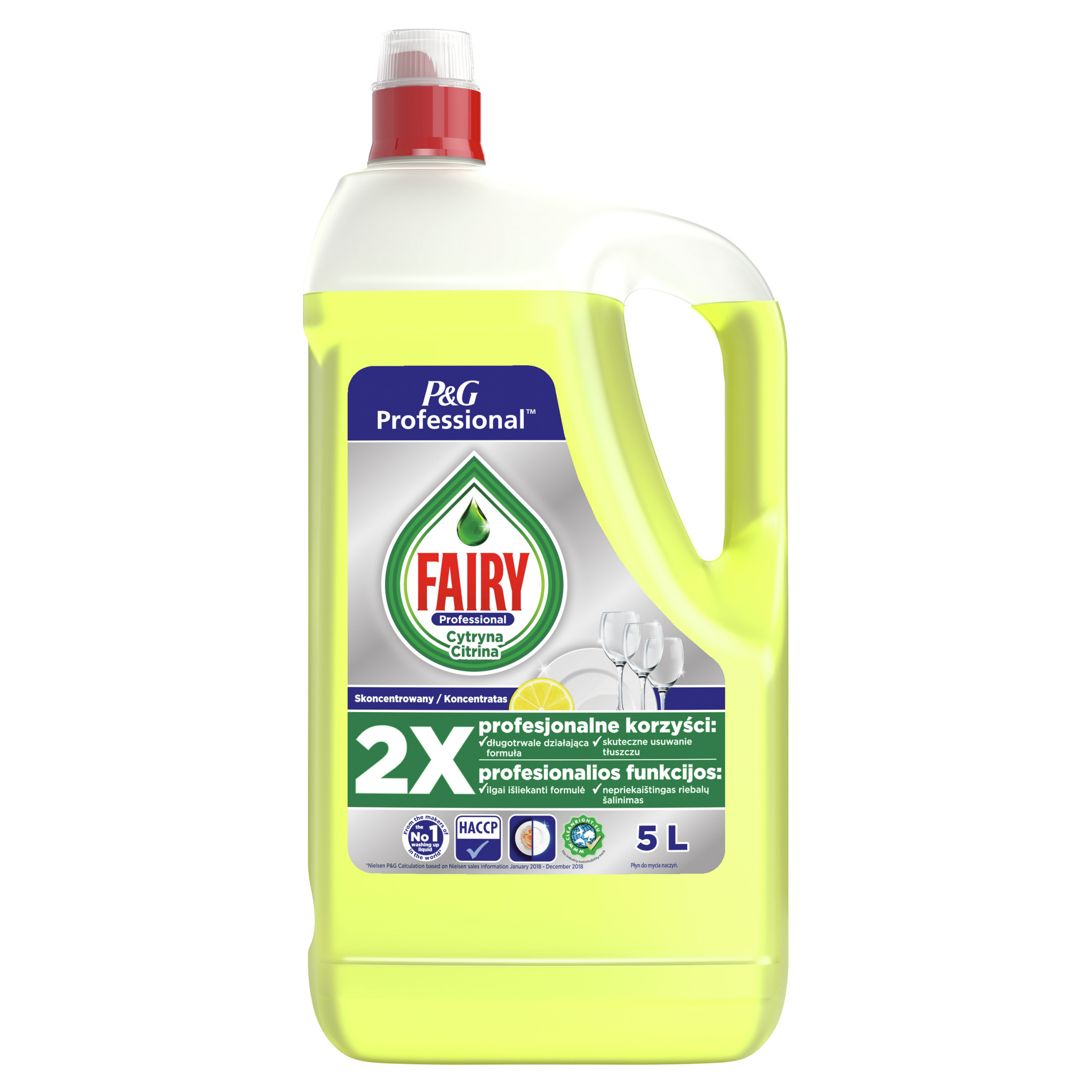 Fairy Professional Lemon mycí prostředek na nádobí 5 l
