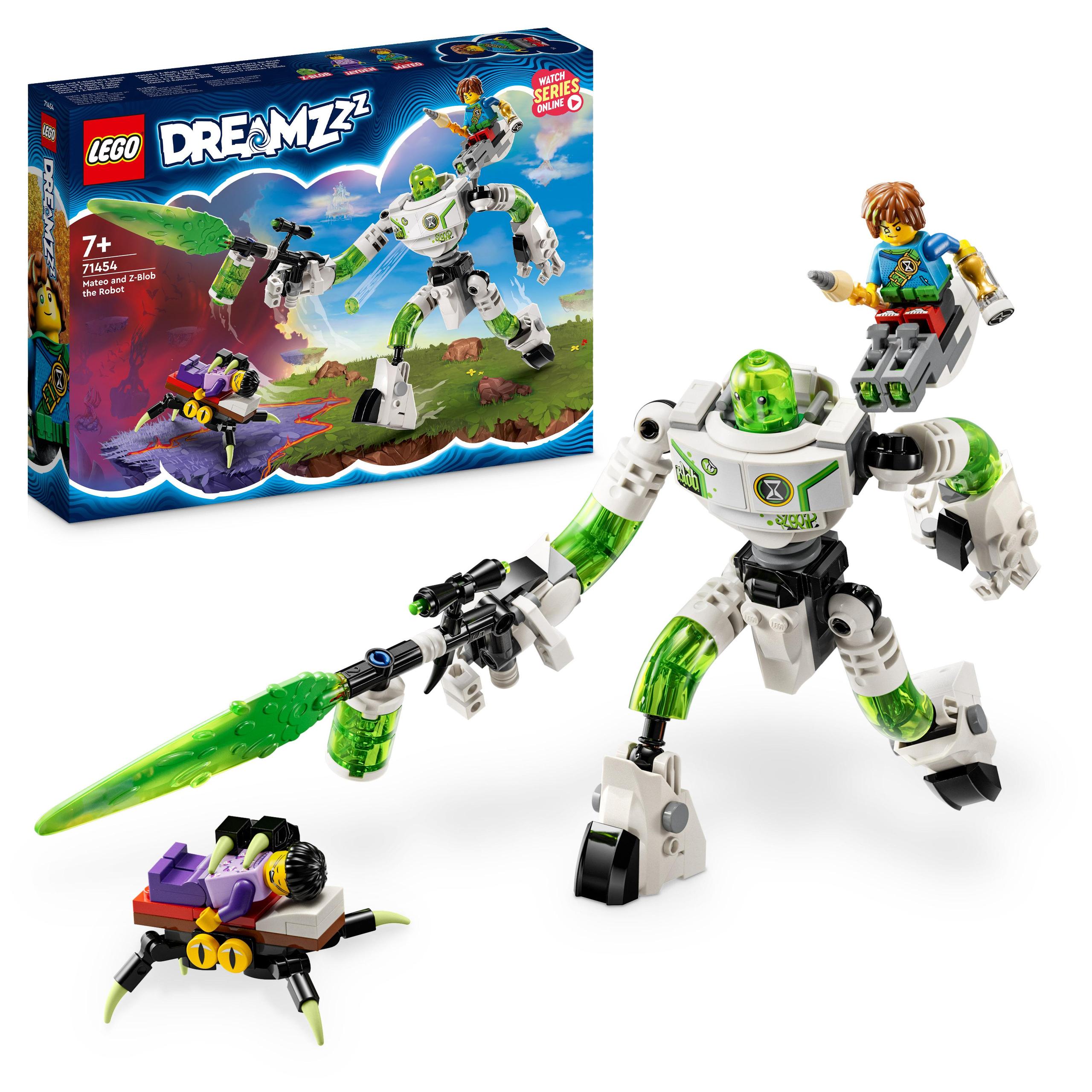 Klocki LEGO 71454 Mateo i robot Z-Blob DREAMZzz 237 elementów dla 7 lat