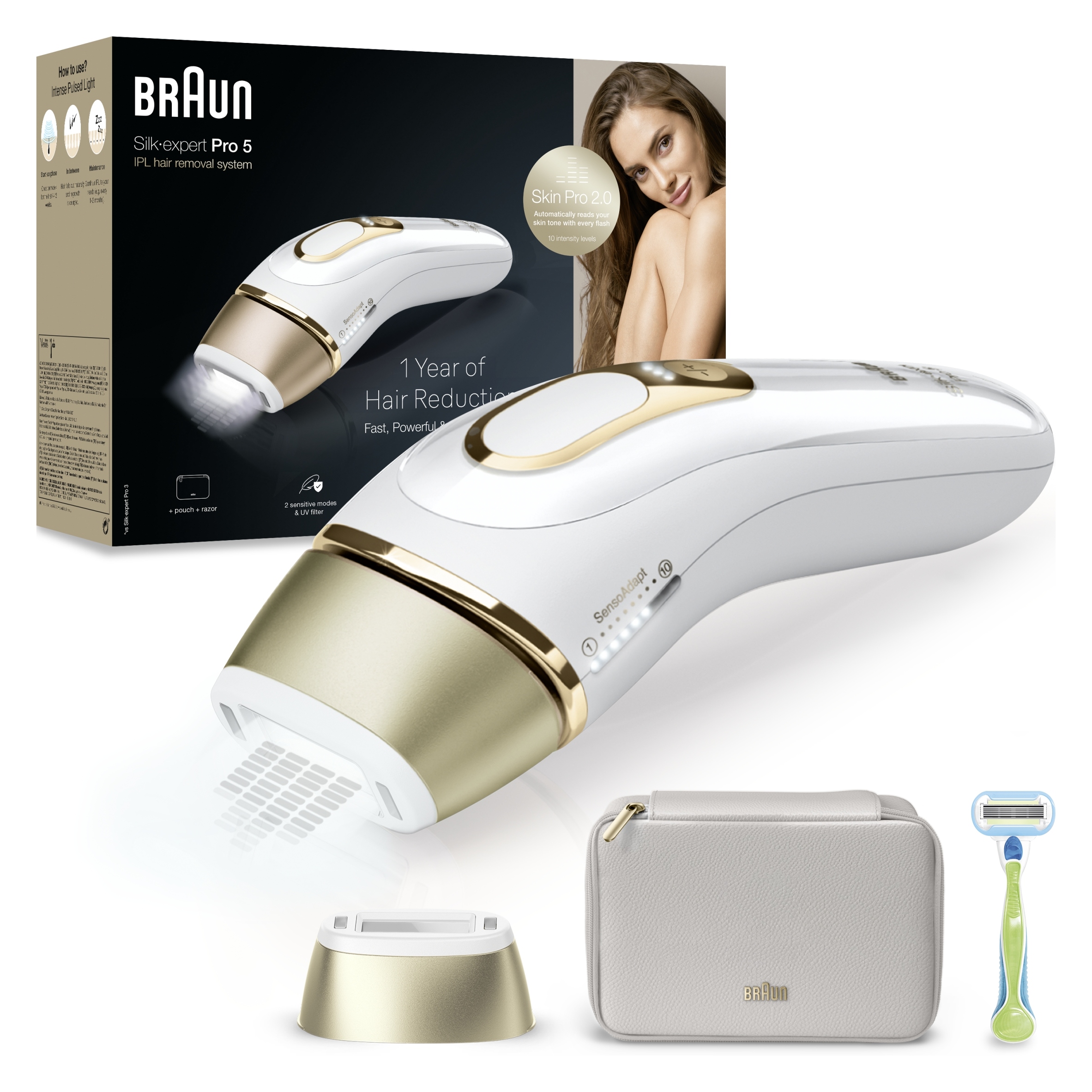 Depilator laserowy Braun PL5052 Silk-expert Pro 5 Ipl Szybki Efekt