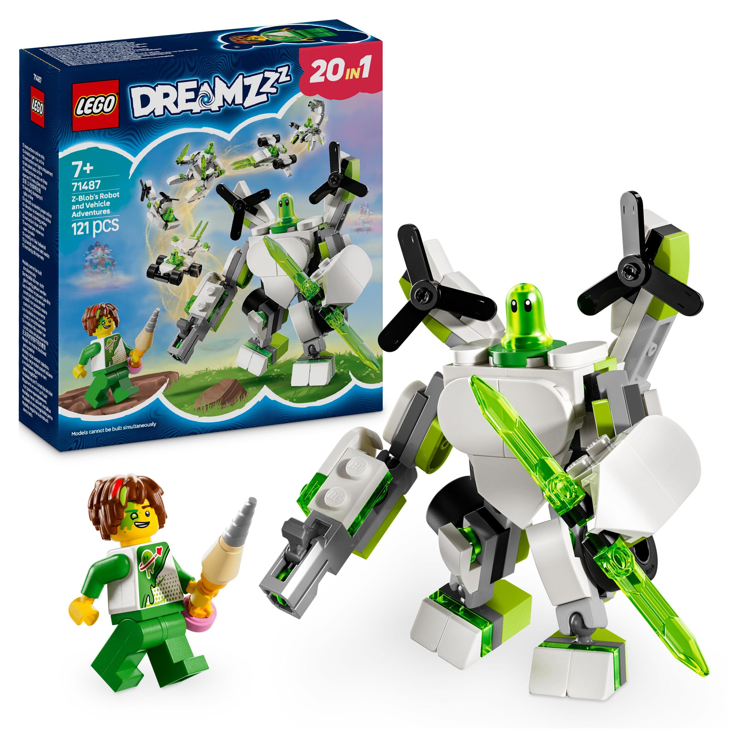 Lego 71487 DREAMZzz Dobrodružství Z-Bloba roboti a vozidla