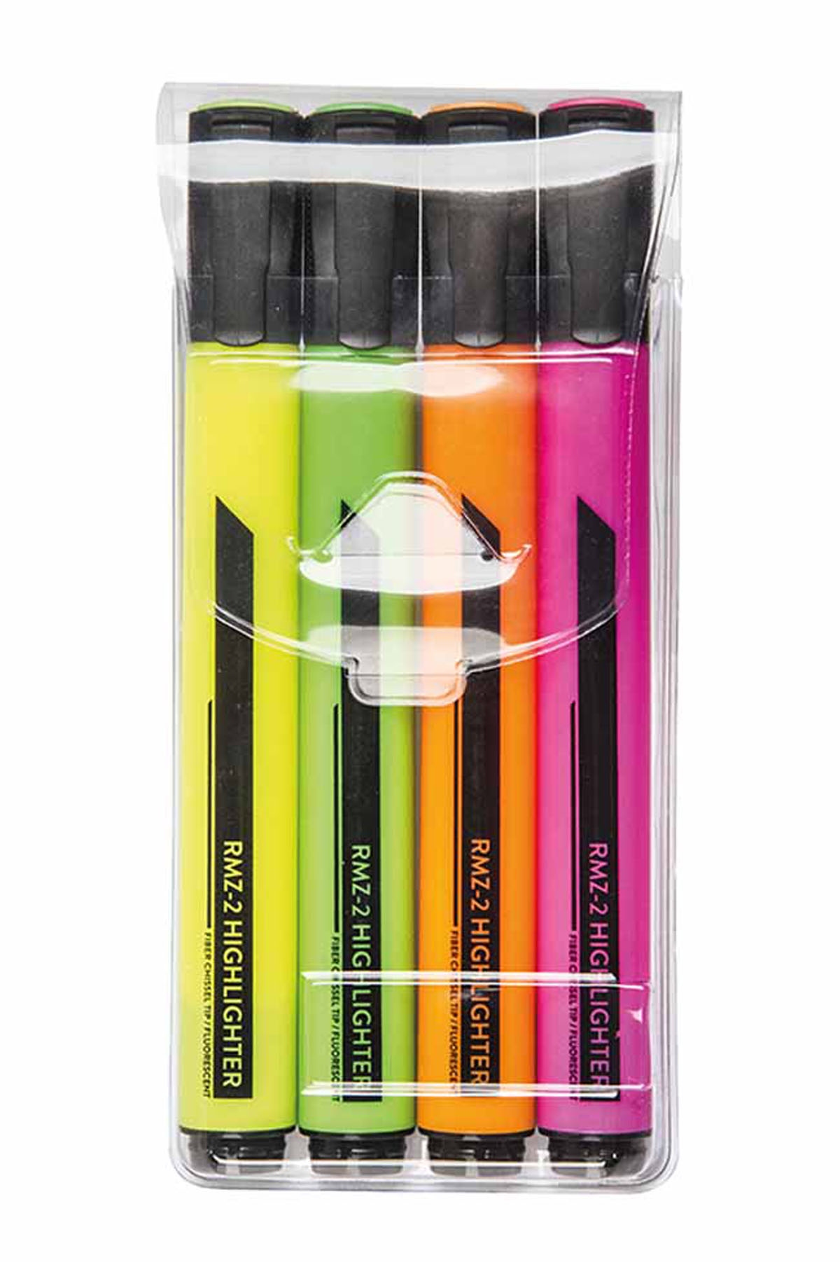 Zakreślacz RYSTOR 4 kolory etui