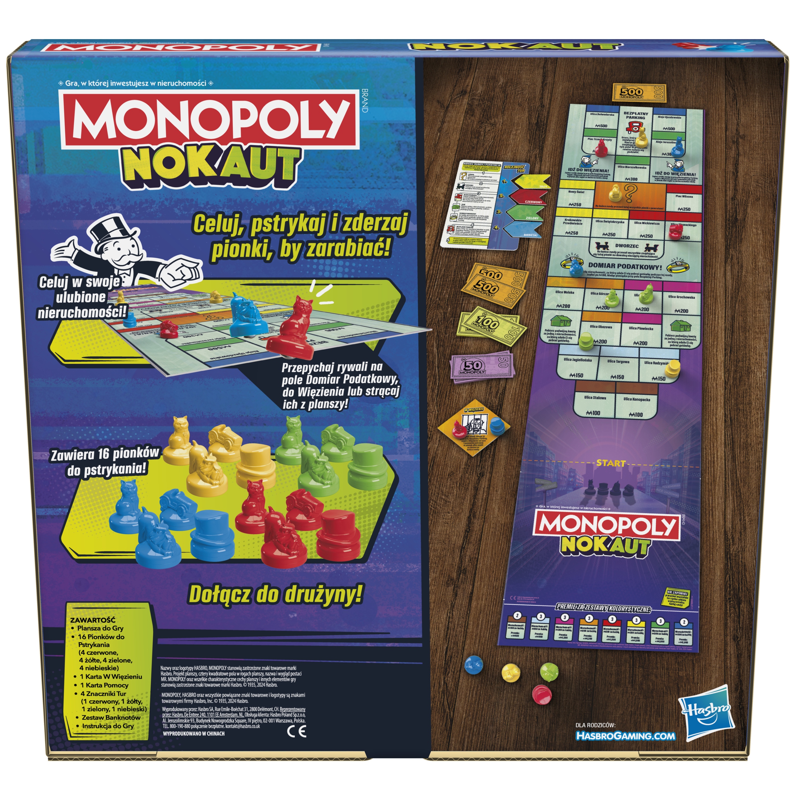 Gra planszowa MONOPOLY NOKAUT Typ Podstawa