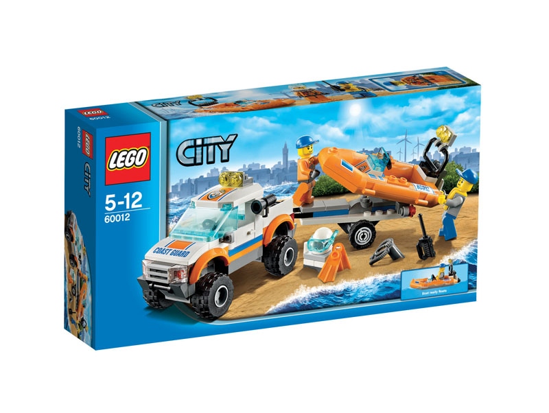 Lego City 60012 Terénní vůz a loď potápěčů Stavebnice z roku 2013 Nové