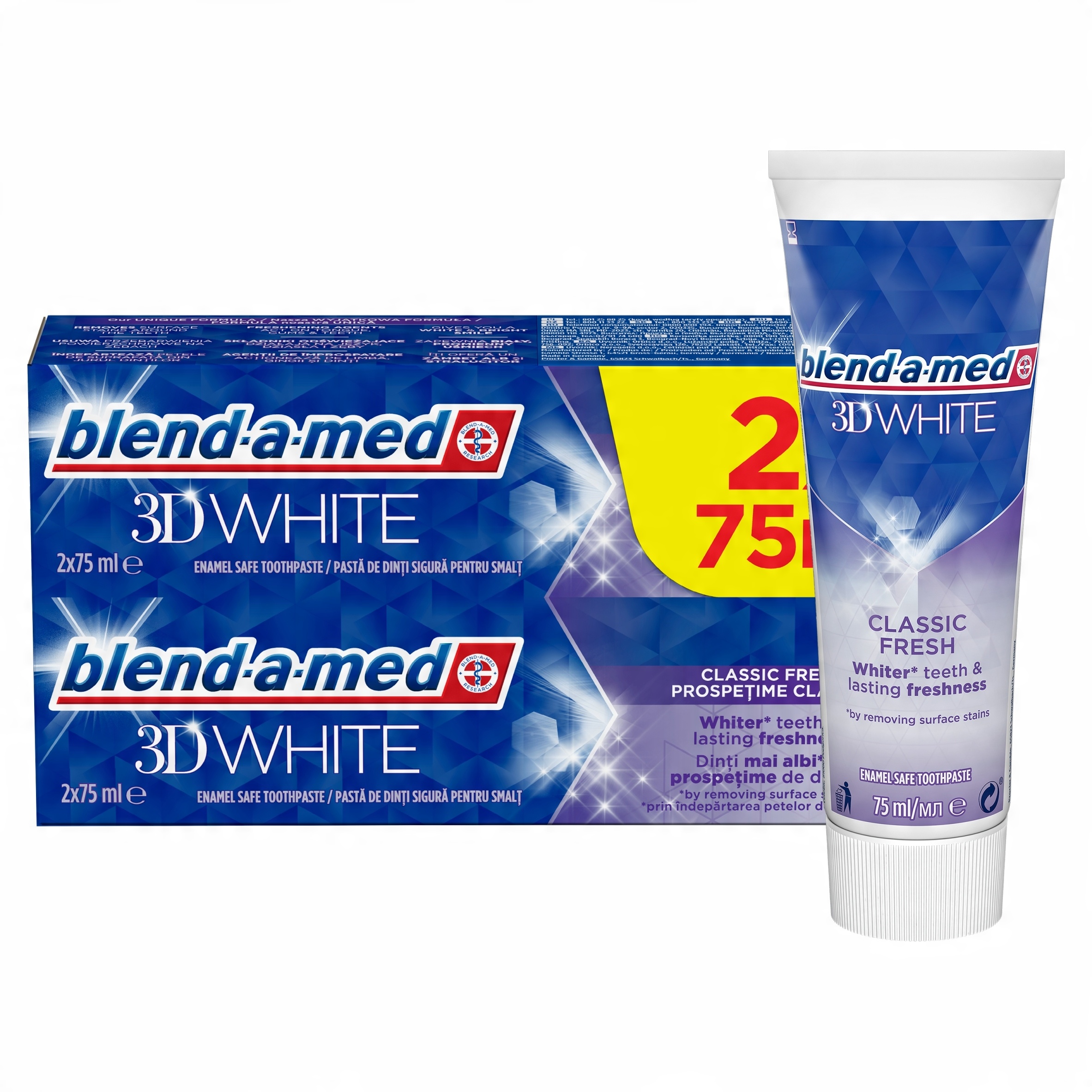 

Blend-a-med 3D White Fresh Pasta Do Zębów 2X75ML