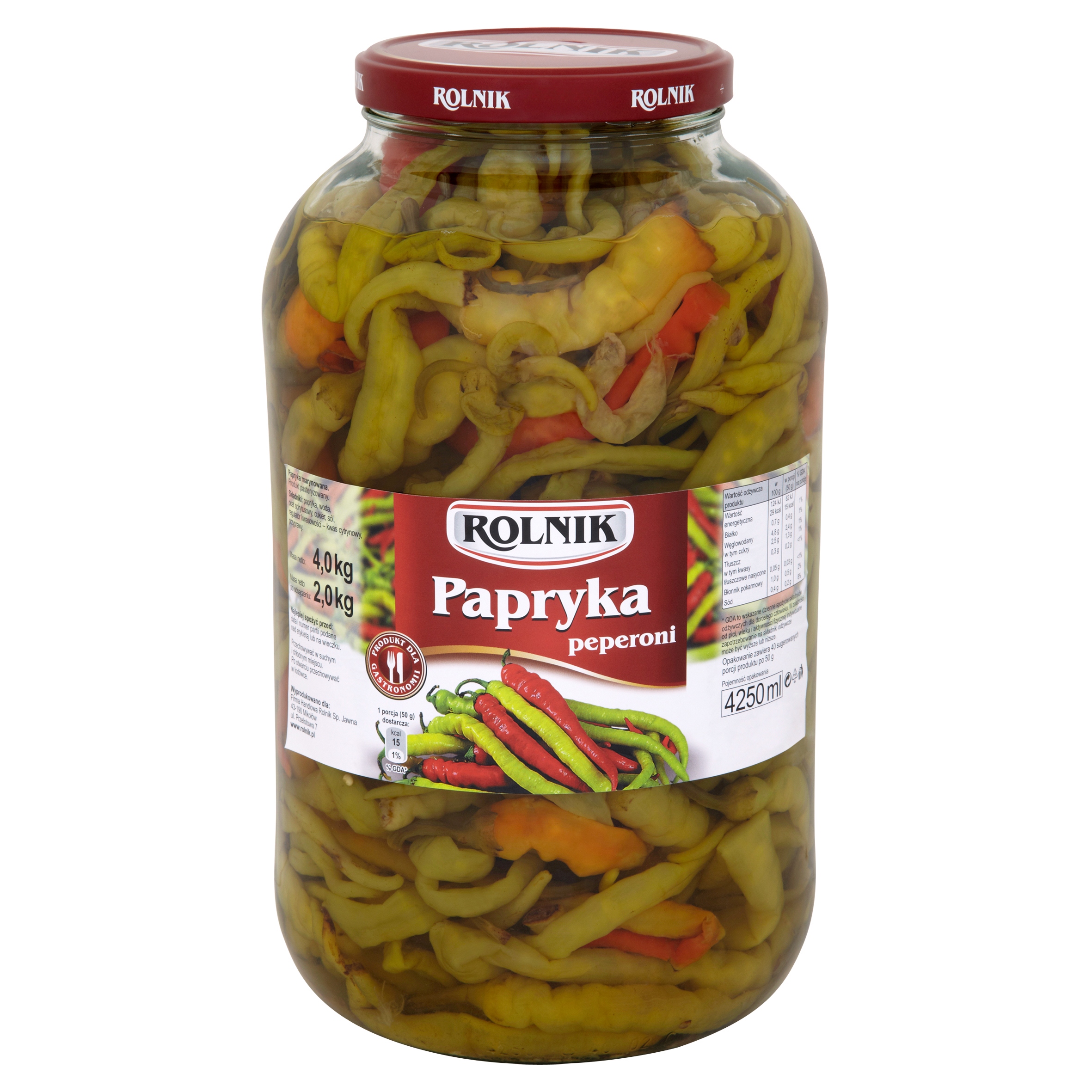 Paprika peperoni Rolnik 4250 ml