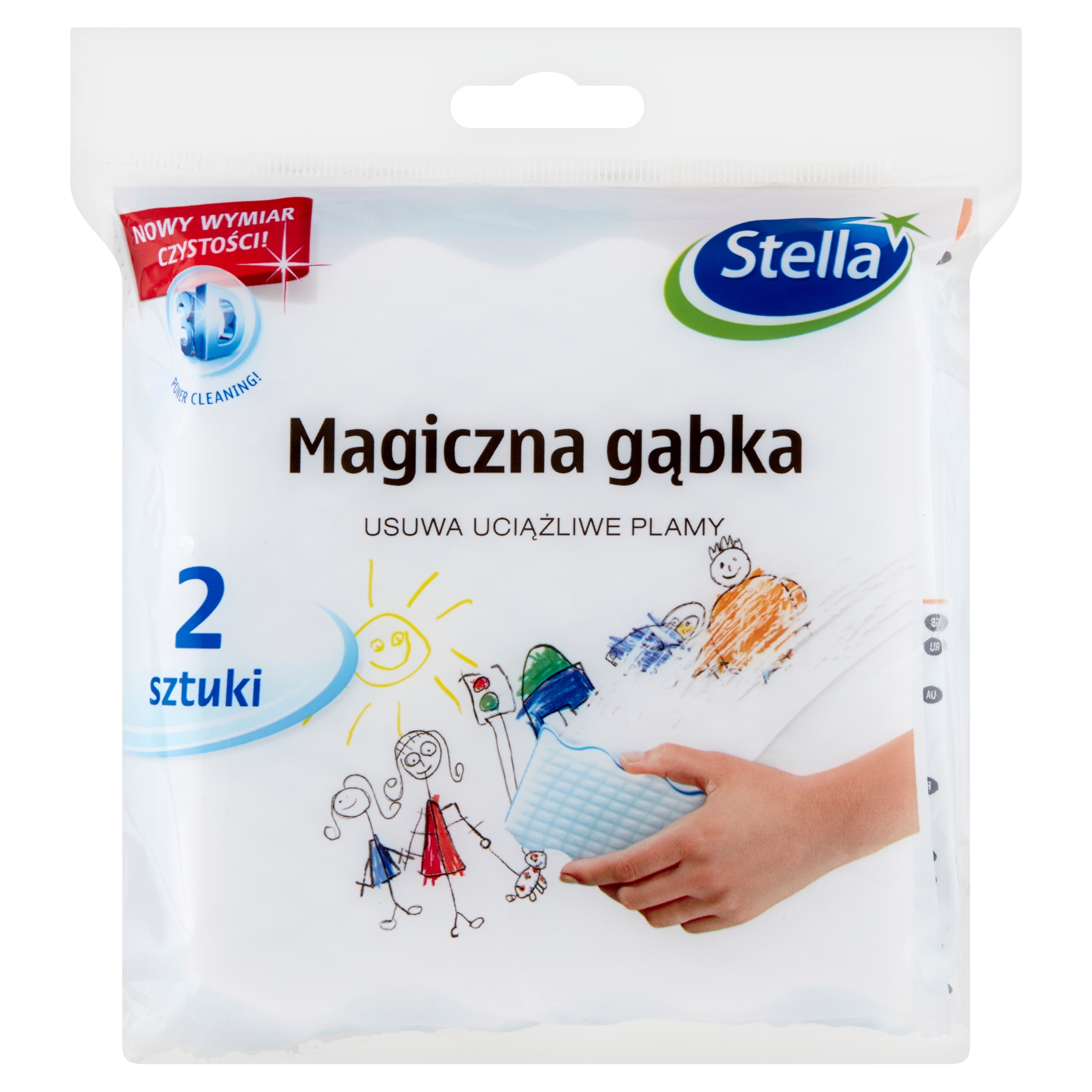 

Magiczna gąbka falowany Stella 2 szt.