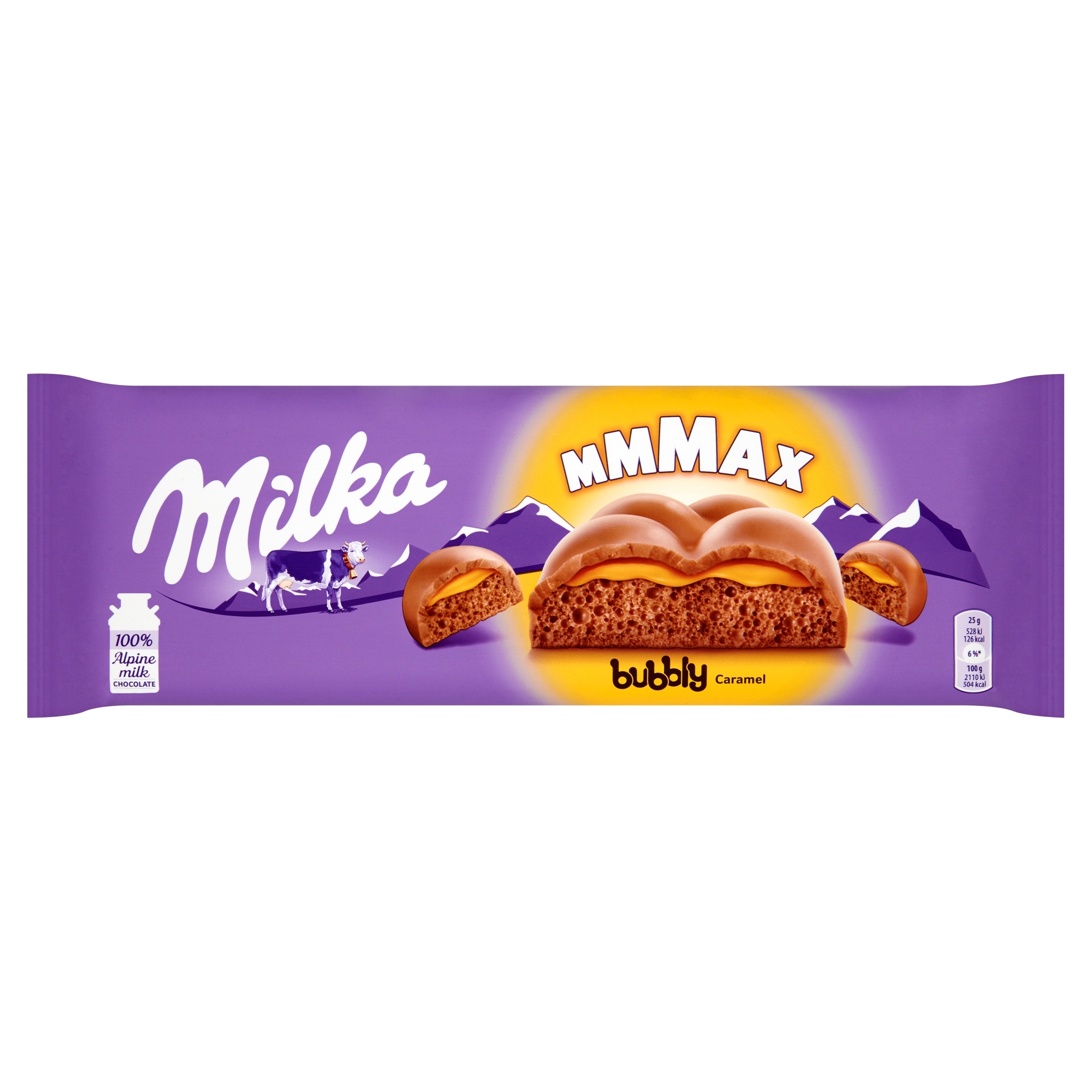 Levně 3x Milka Čokoláda mléčná bubbly caramel 250 g