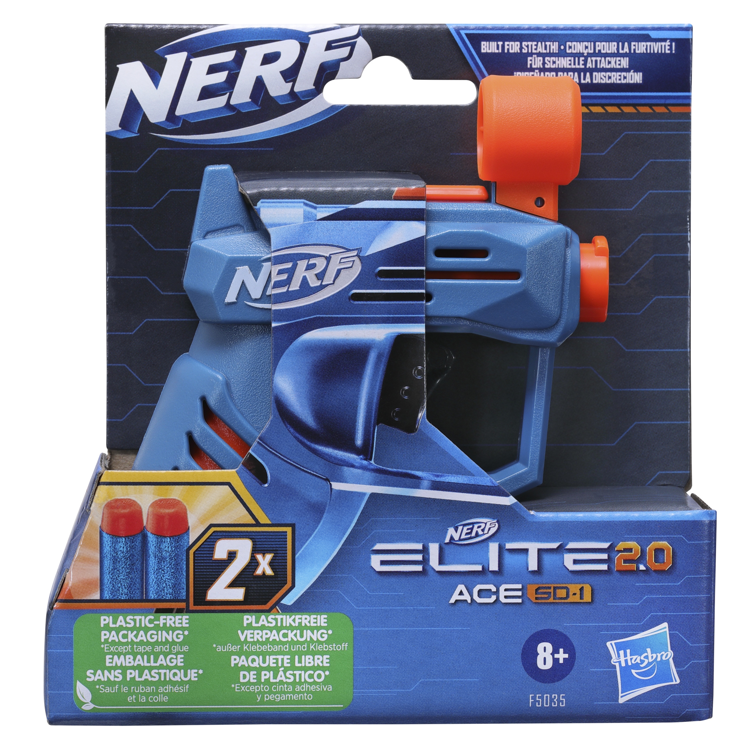 Nerf Elite 2.0 Pistolet ACE SD-1 F5035