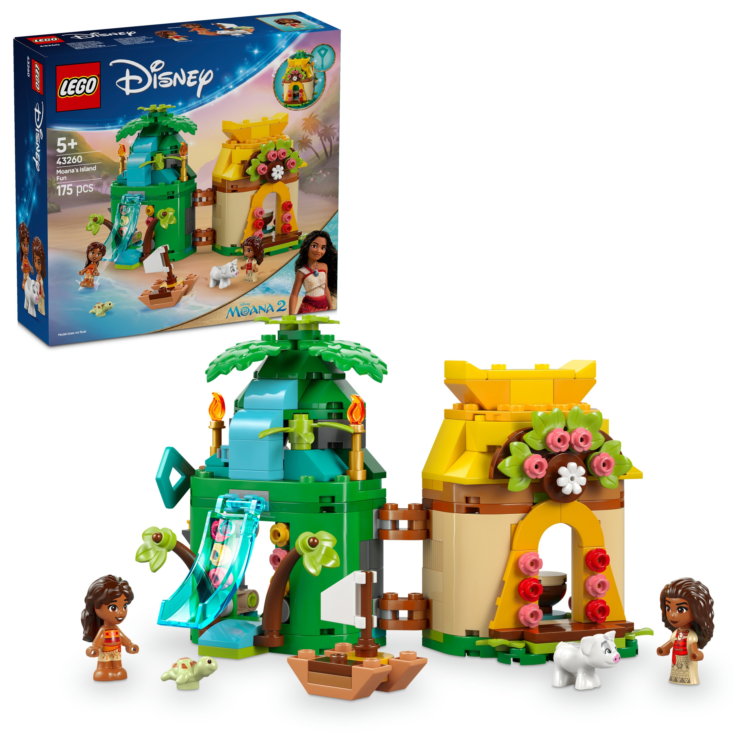 Lego Disney 43260 Księczniczka Disneya 43260 Moana i zabawa na wyspie