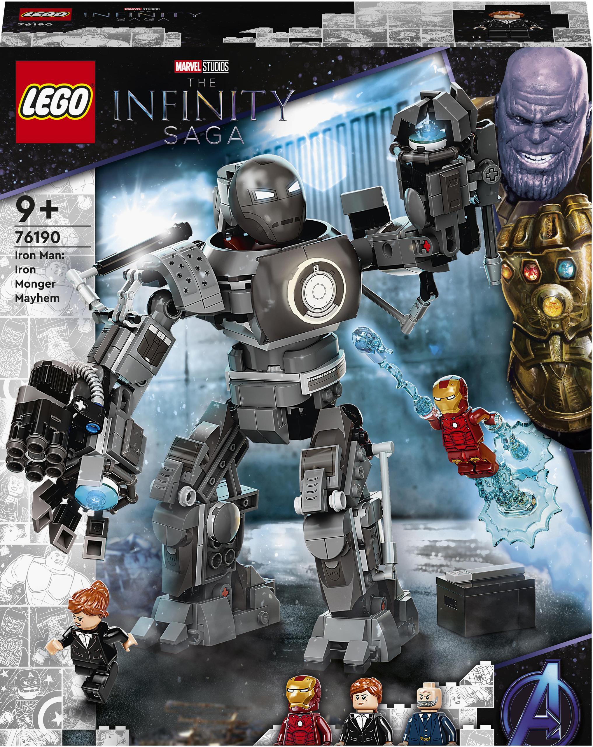 Lego Heroes 76190 Zadyma z Iron Mongerem