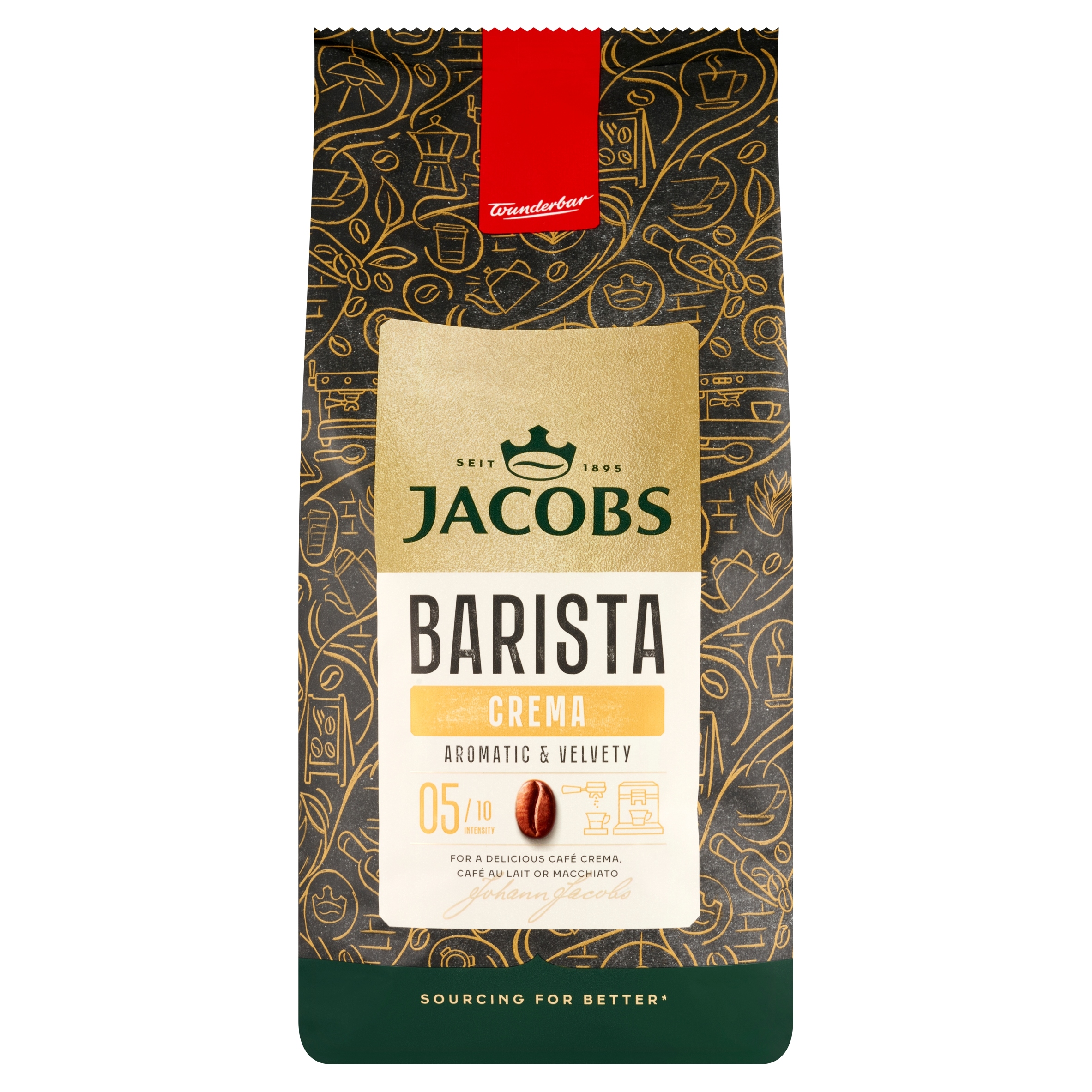 Levně Crema 1KG Zrnk.káva Jacobs Barista