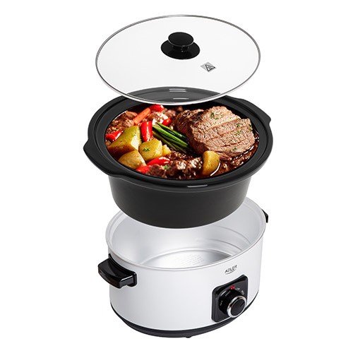 Wolnowar Adler 6413R 5,8L Ceramiczna Misa 3 Poziomy Gotowania