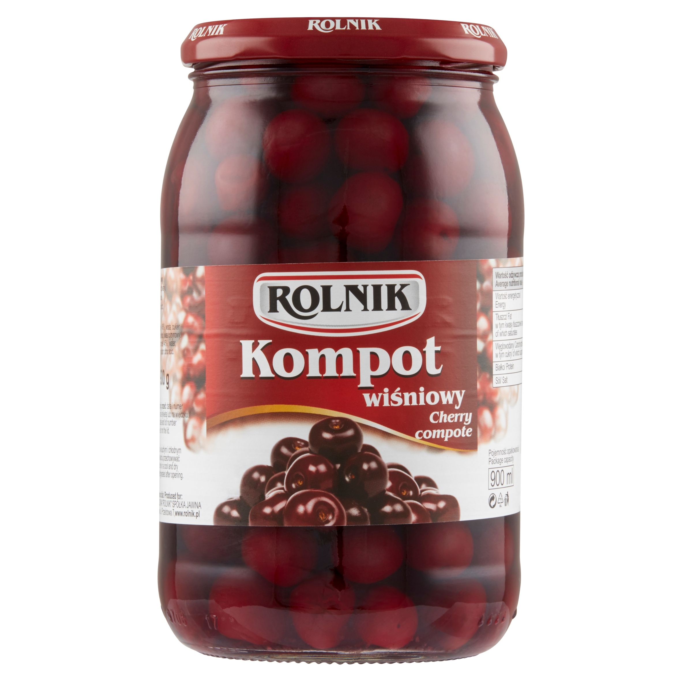Rolnik Třešňový kompot 900 ml