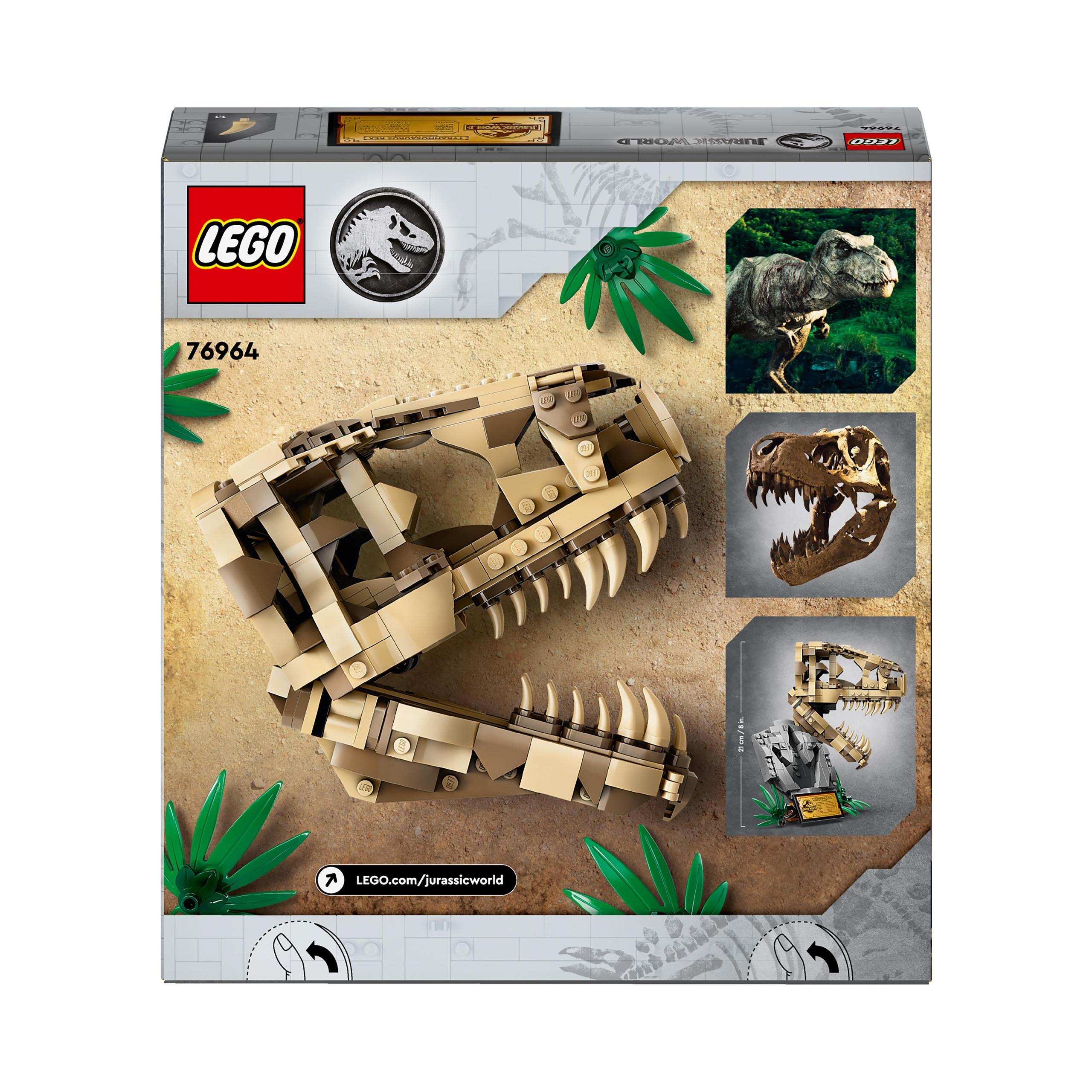 LEGO Jurassic World 76964 Skamieniałości dinozaurów: czaszka T-rexa Bohater / Bajka Park Jurajski
