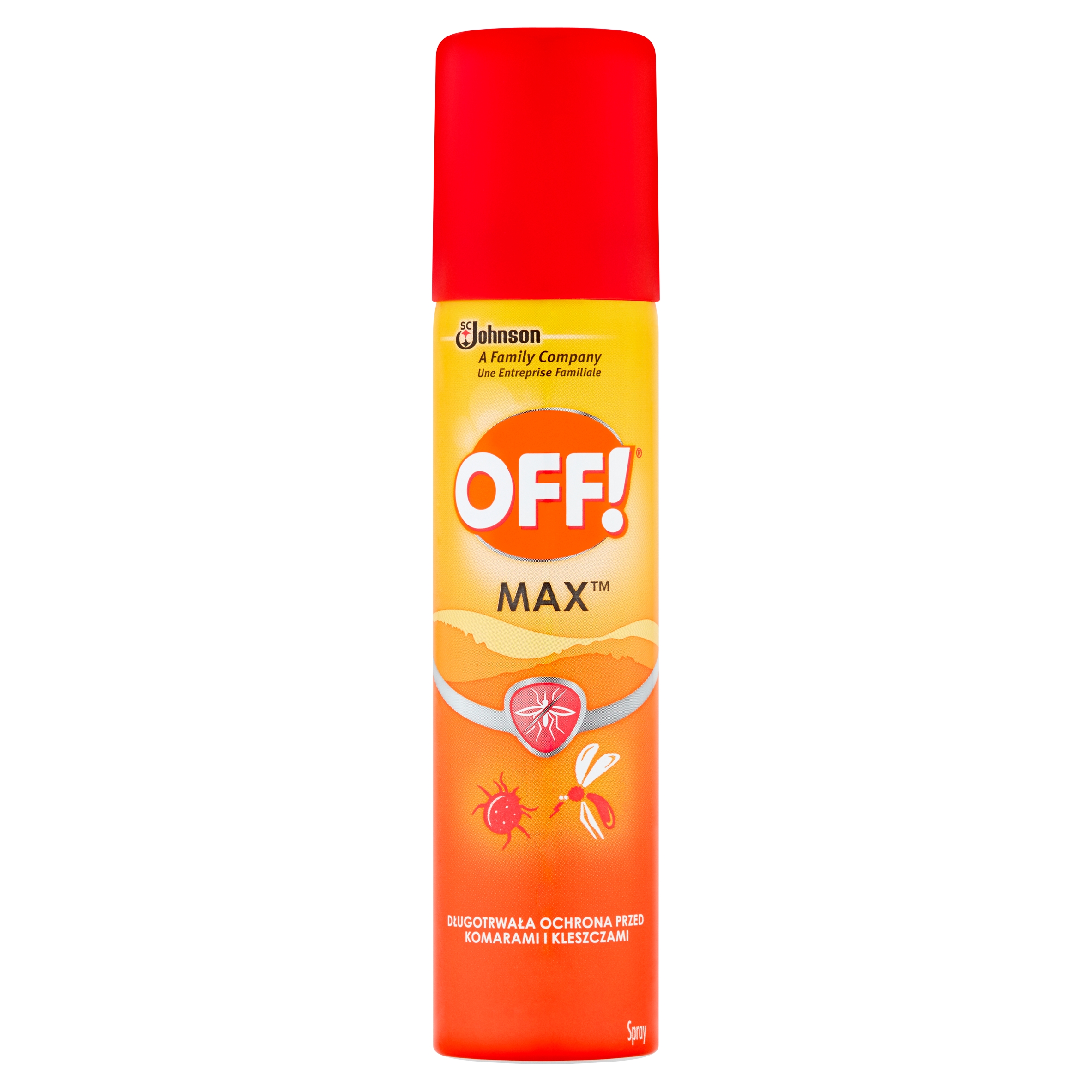 

Off Max aerozol przeciwko kleszczom, komarom