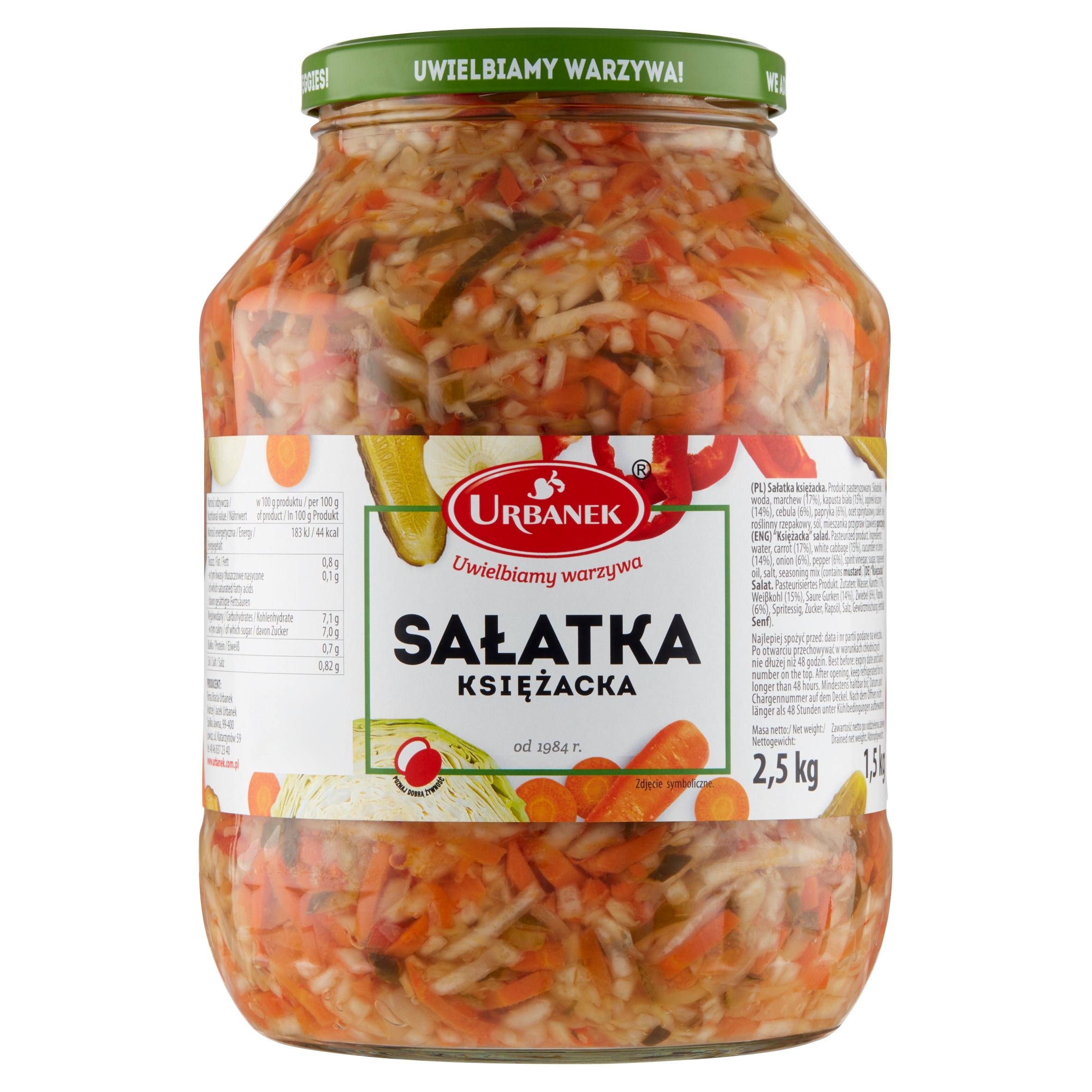Kněžský salát 2,5 kg Urbanek