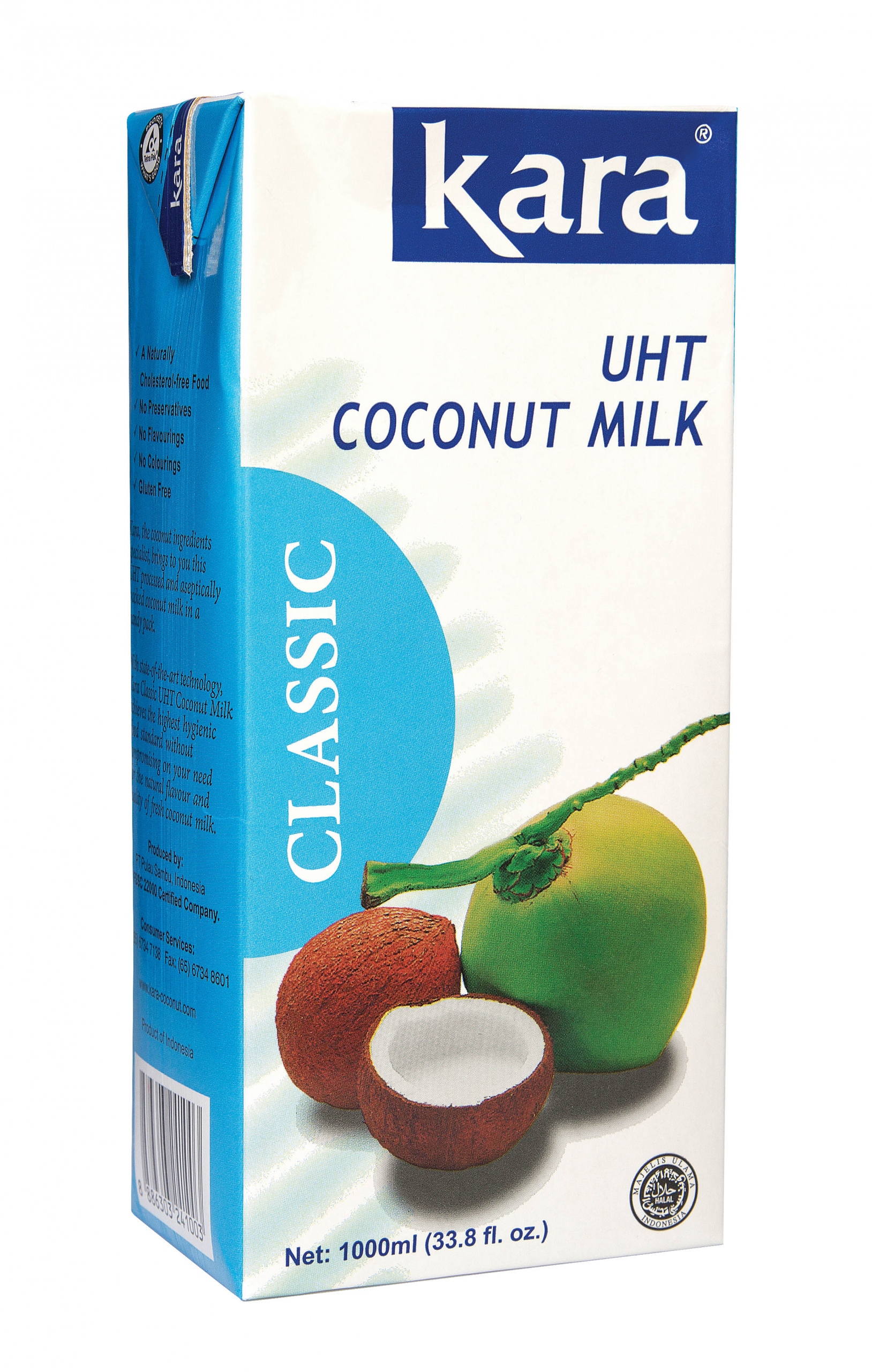 Levně Kokosové mléko Kara 1 l 16-19% Uht