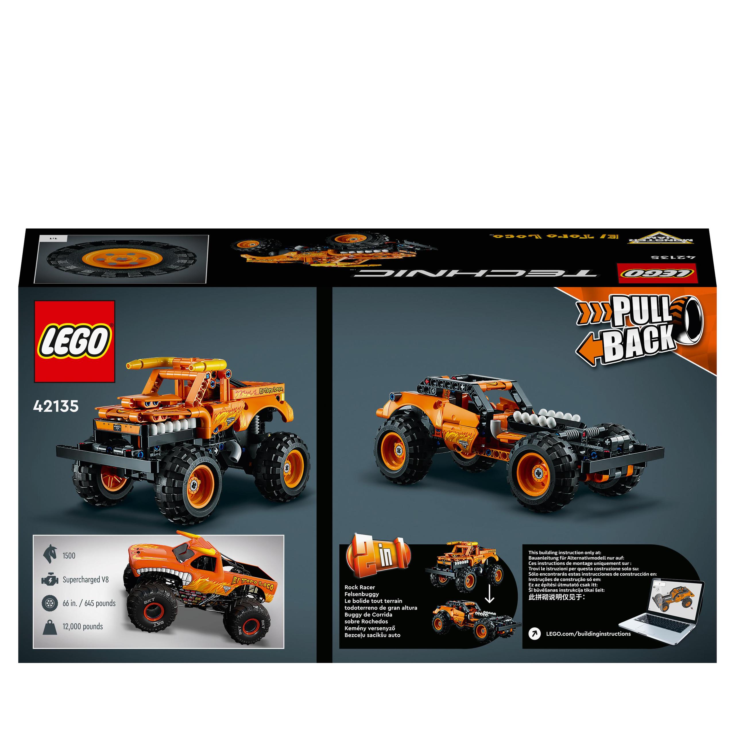 LEGO Technic Monster Jam El Toro Loco 42135 Marka LEGO