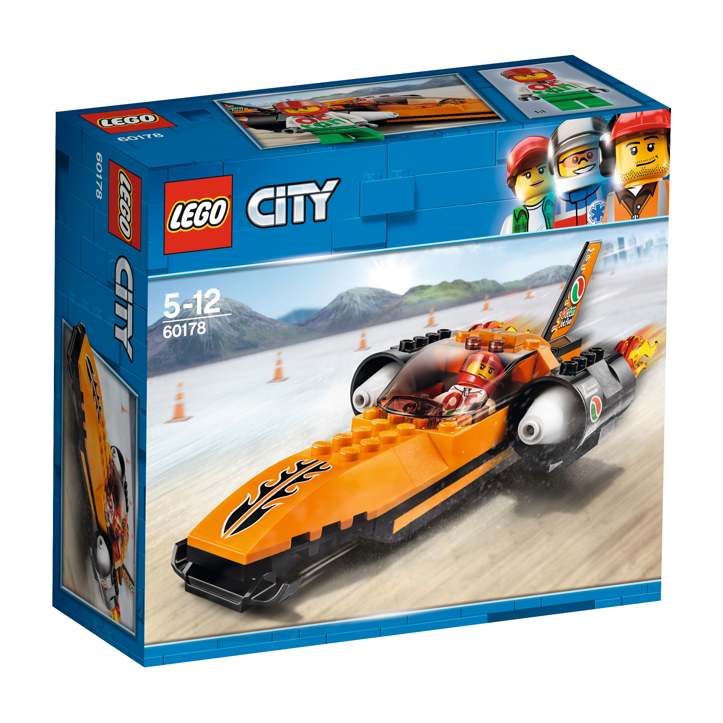 LEGO 60178 City - Wyścigowy samochód NOWY Zestaw klocków prezent Oryginalne