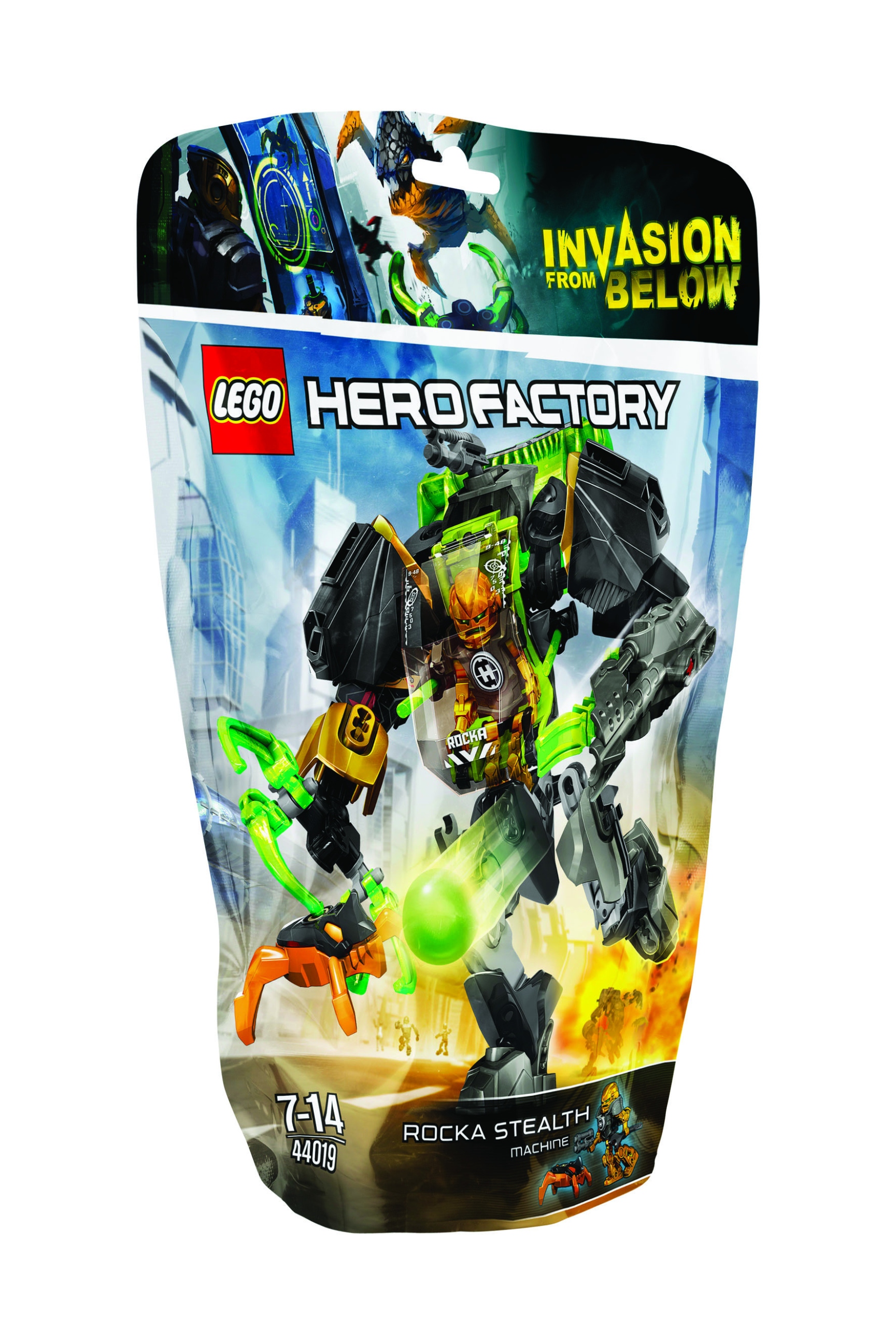 Lego Hero Factory 44019 Maszyna niewykrywalna Rocka