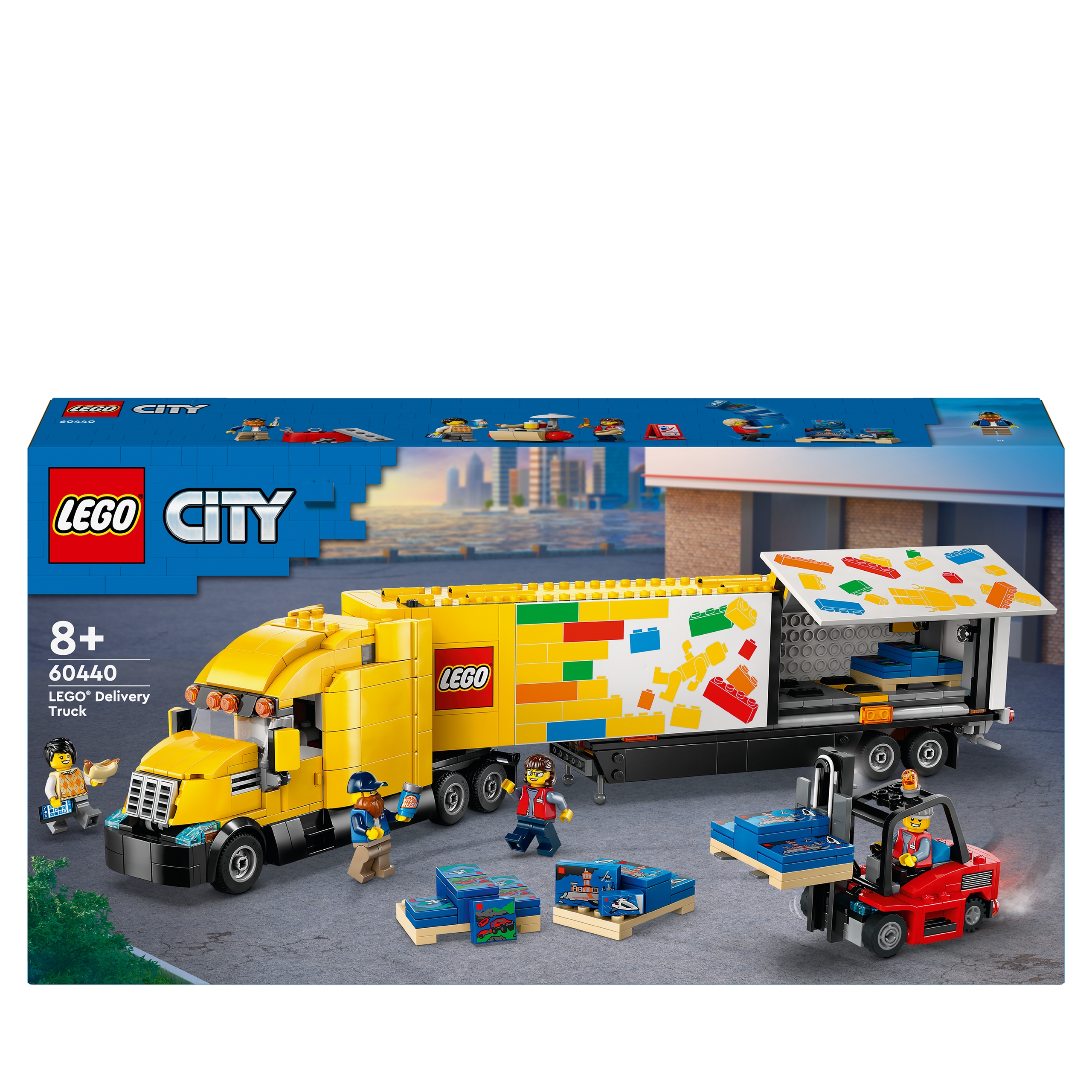klocki LEGO CITY 60440 Żółta ciężarówka dostawcza (5702017599618 ...