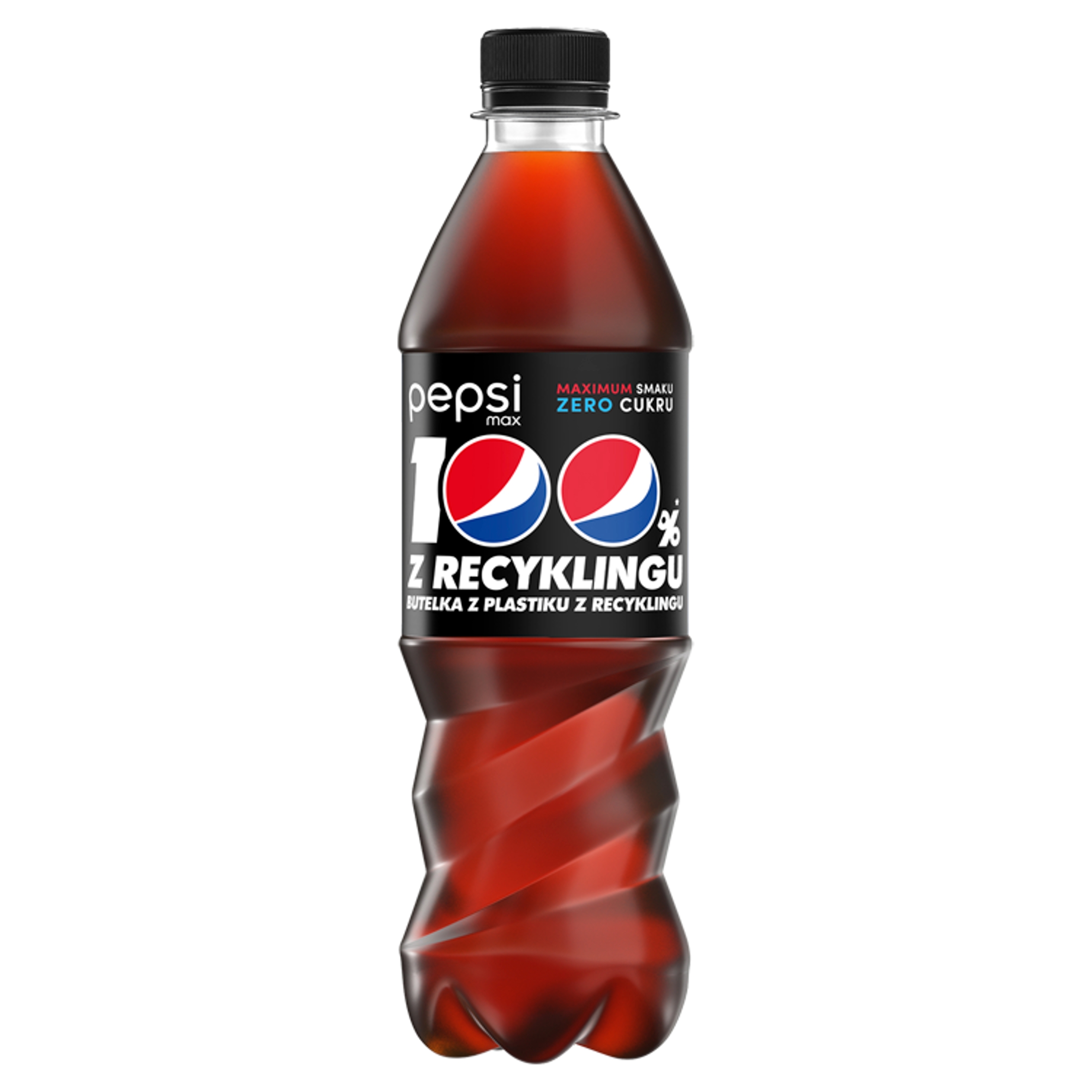 Levně Pepsi Zero Sugar Sycený nápoj 0,5 l lahev 12 kusů