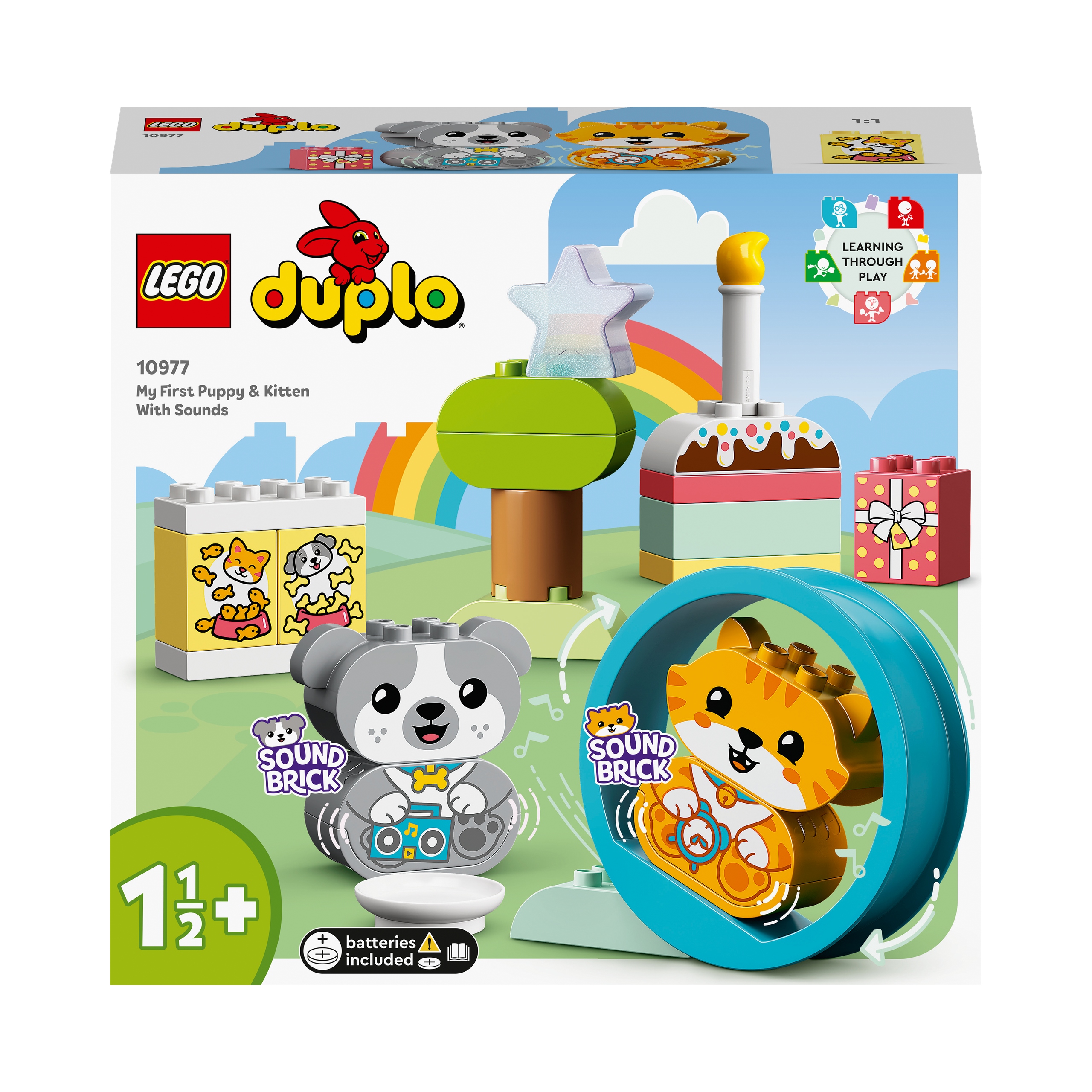 Lego Duplo 10977 Můj první štěně a kočička se zvuky