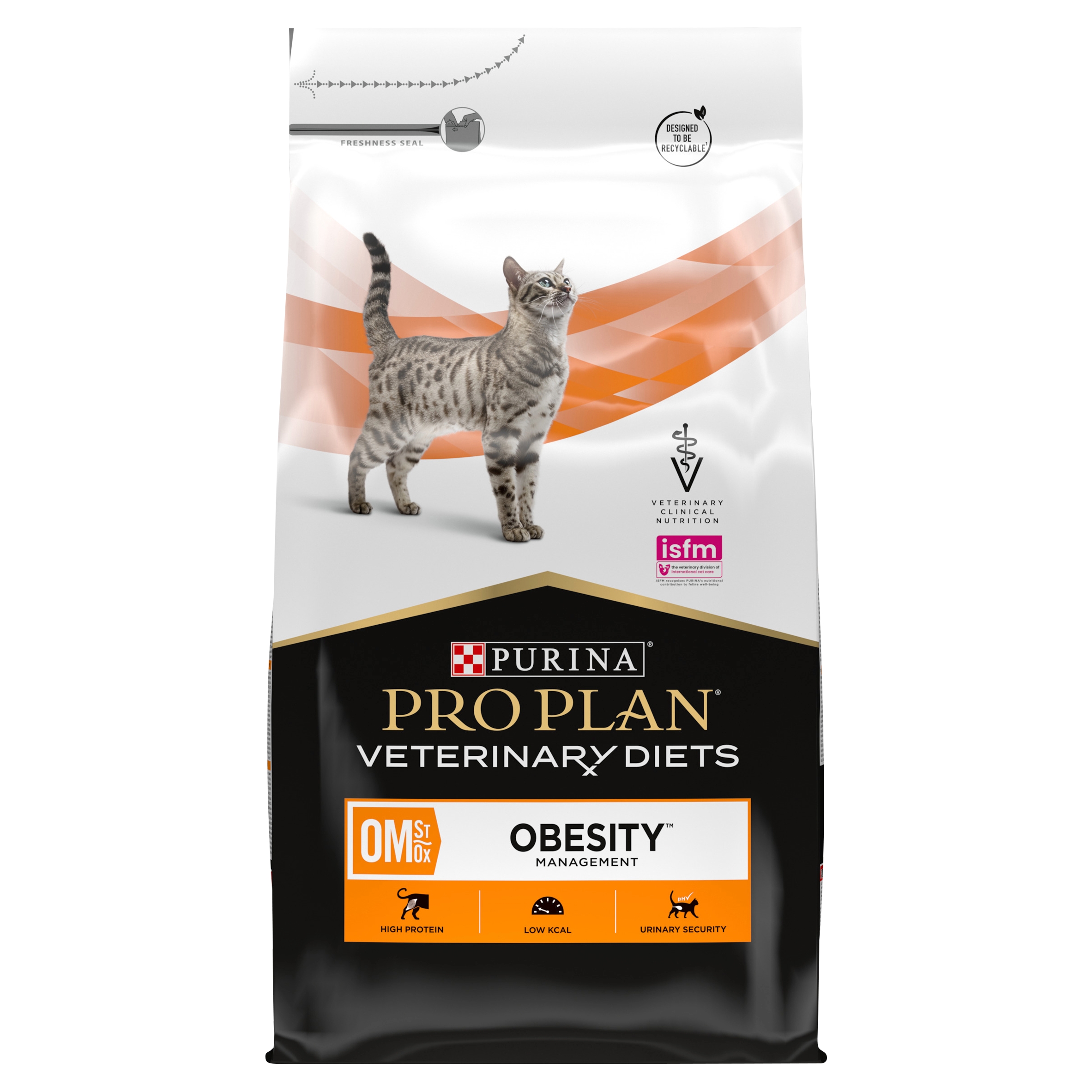 Levně Purina Pro Plan Om Obesity 5kg suché veterinární krmivo pro obézní kočky
