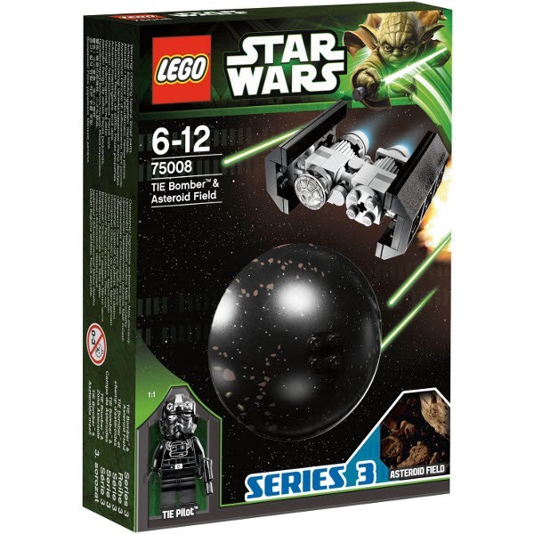 Lego Star Wars 75008 Tie Bomber a pole asteroidů – nový set planeta