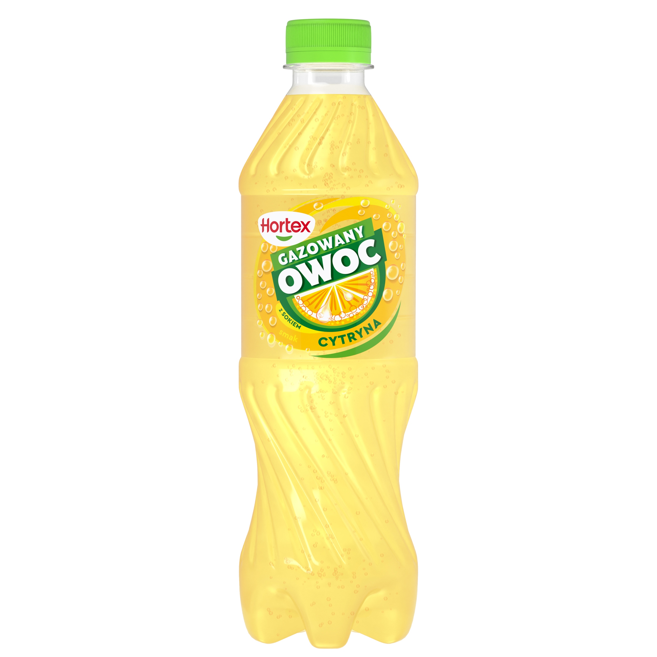 Levně Hortex Sycený ovocný nápoj s citronovou příchutí, láhev 12 x 500 ml