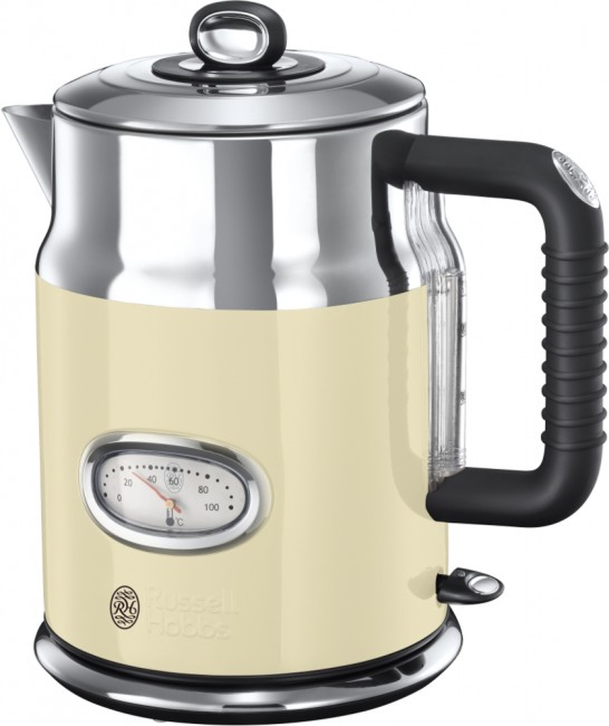 Elektrická kanvica Russell Hobbs 21672-70 2400 W 1,7 l béžová/hnedá