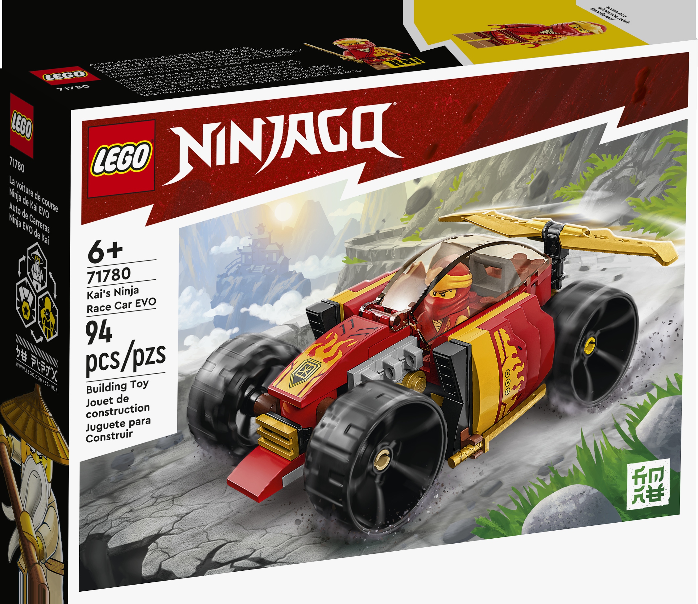 

Lego Ninjago Samochód wyścigowy ninja Kaia Evo