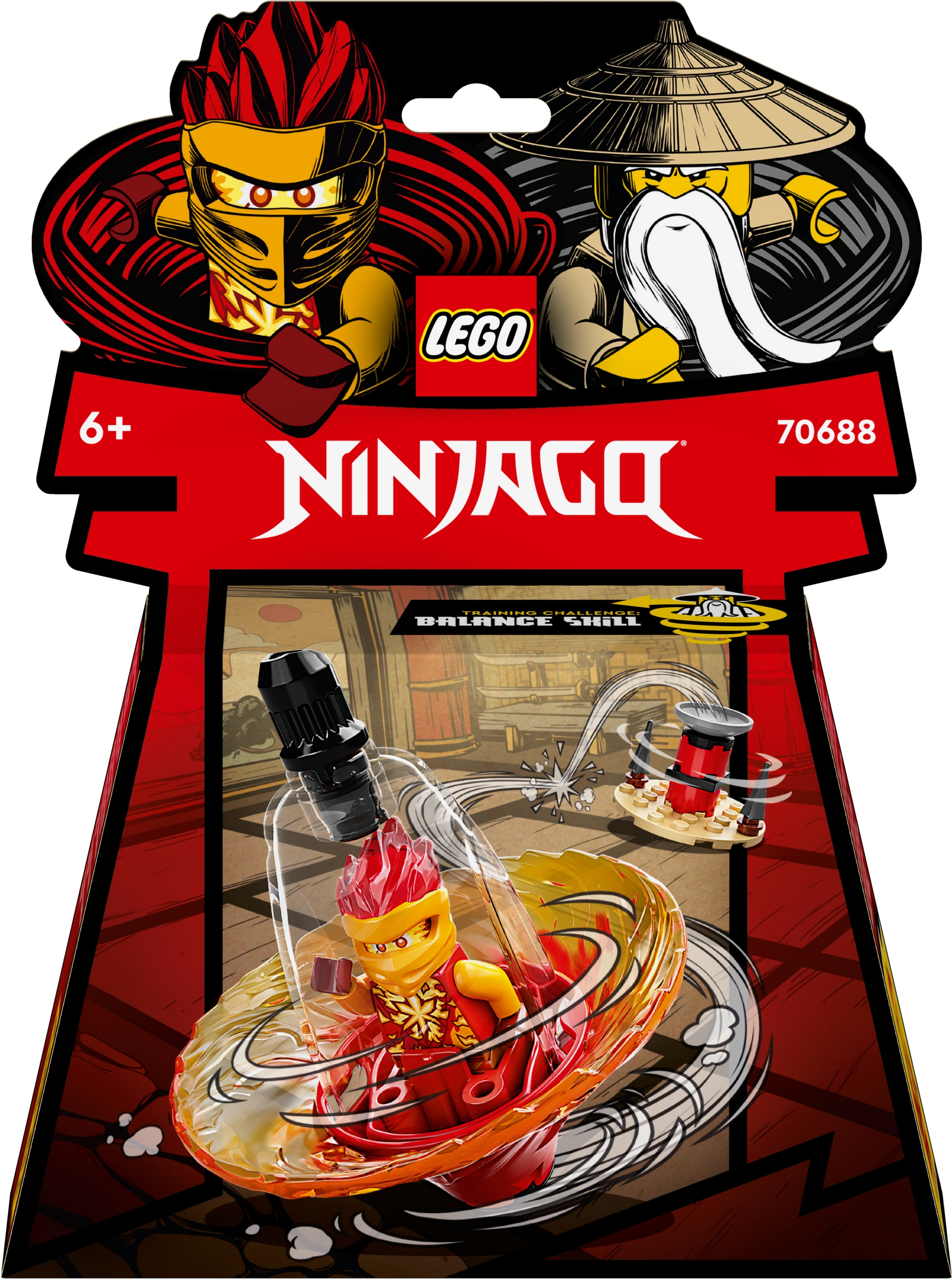 Lego 70688 Ninjago Výcvik bojovníka Spinjitzu Kaia
