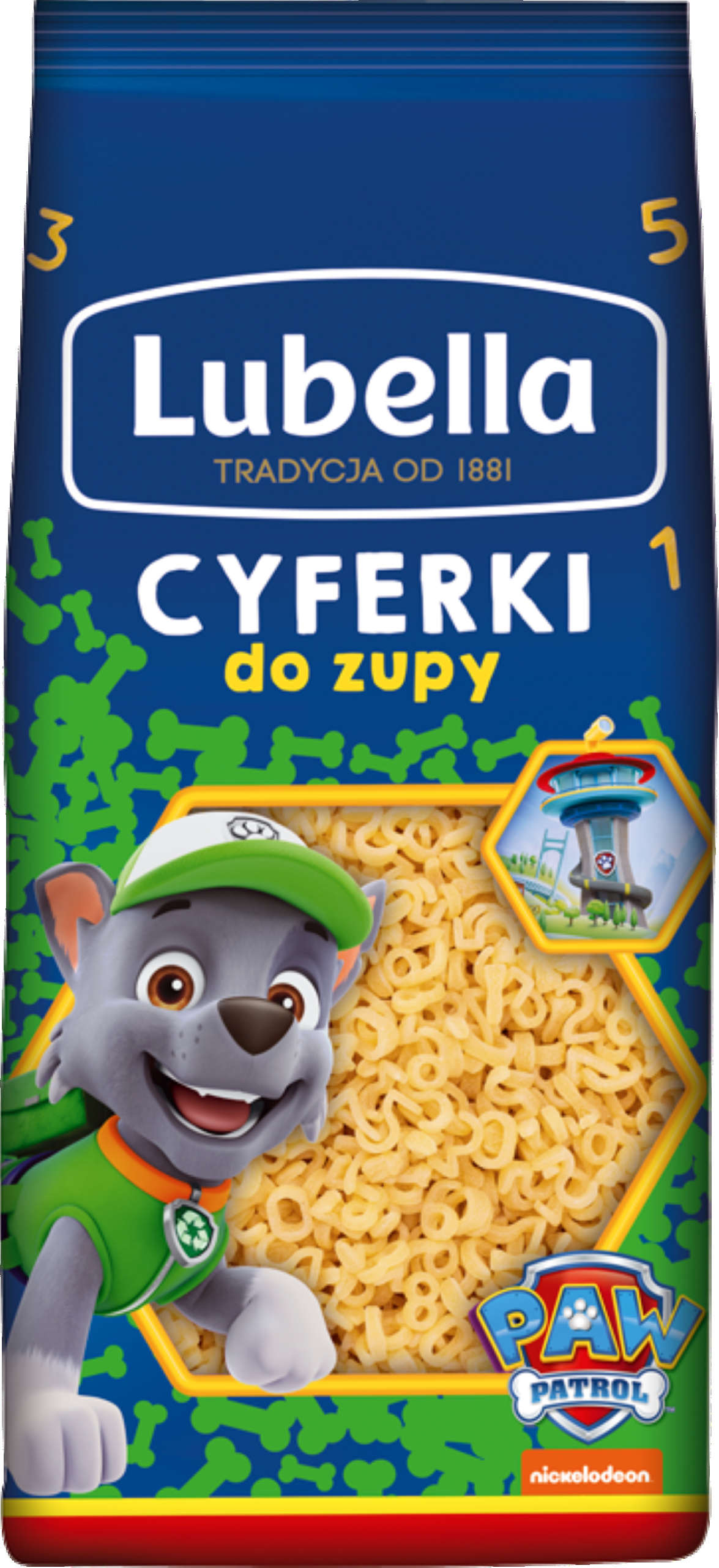 Lubella Těstoviny Mini Číslice Tlapková patrola 350 g