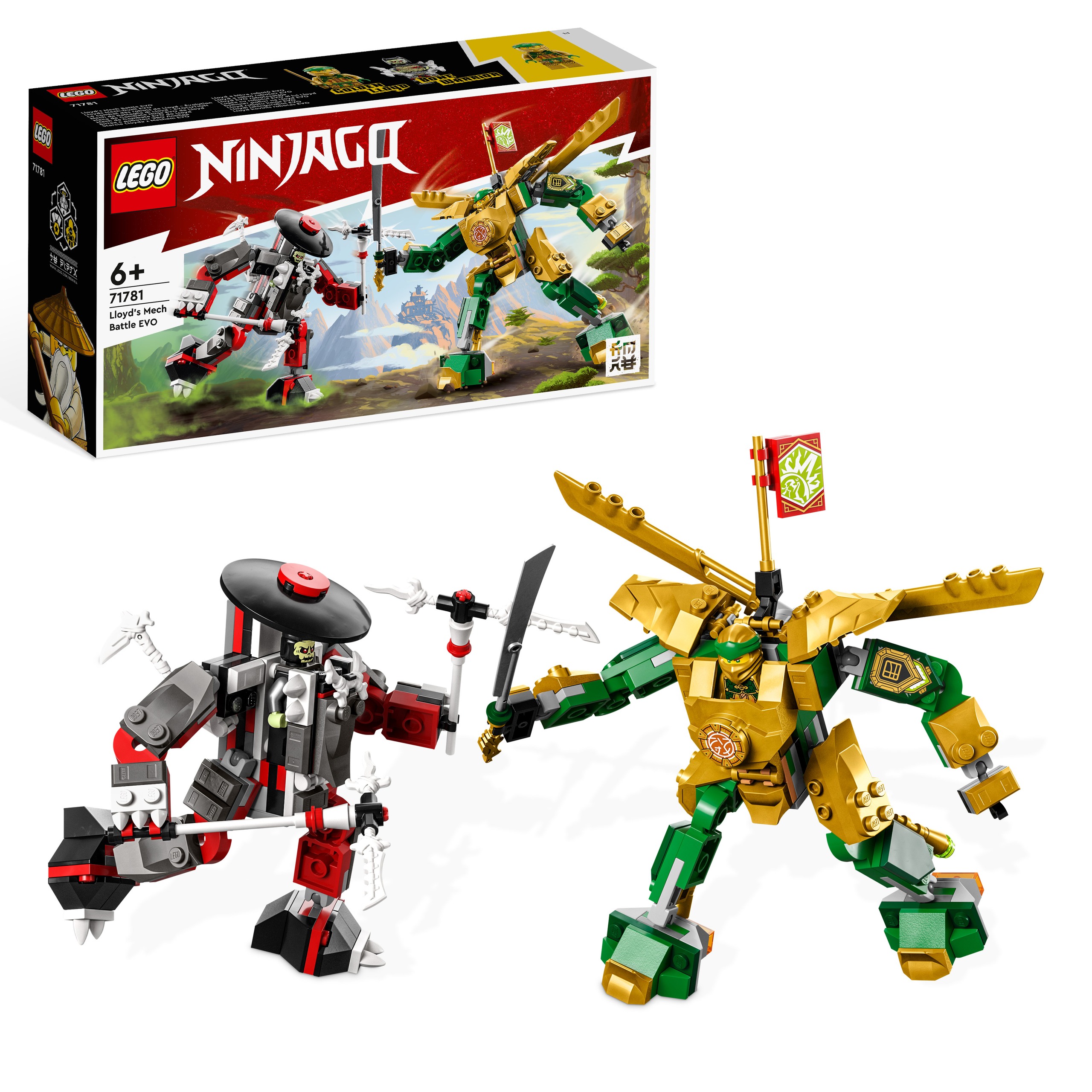 

Lego Ninjago Starcie Lioyda Z Mechem Evo 71781