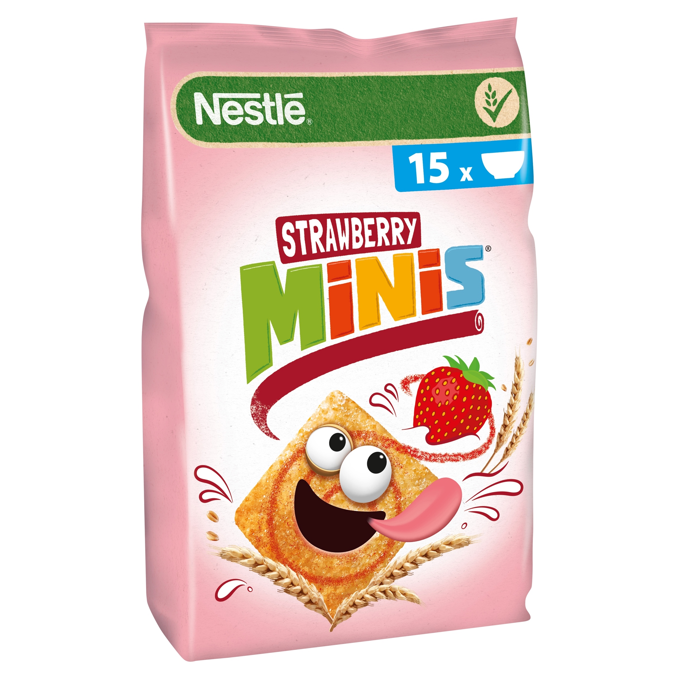 Levně 3X Nestle Strawberry Minis 450g