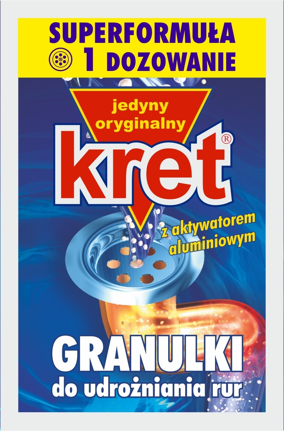 

Kret, granulki do udrożniania rur 40 g