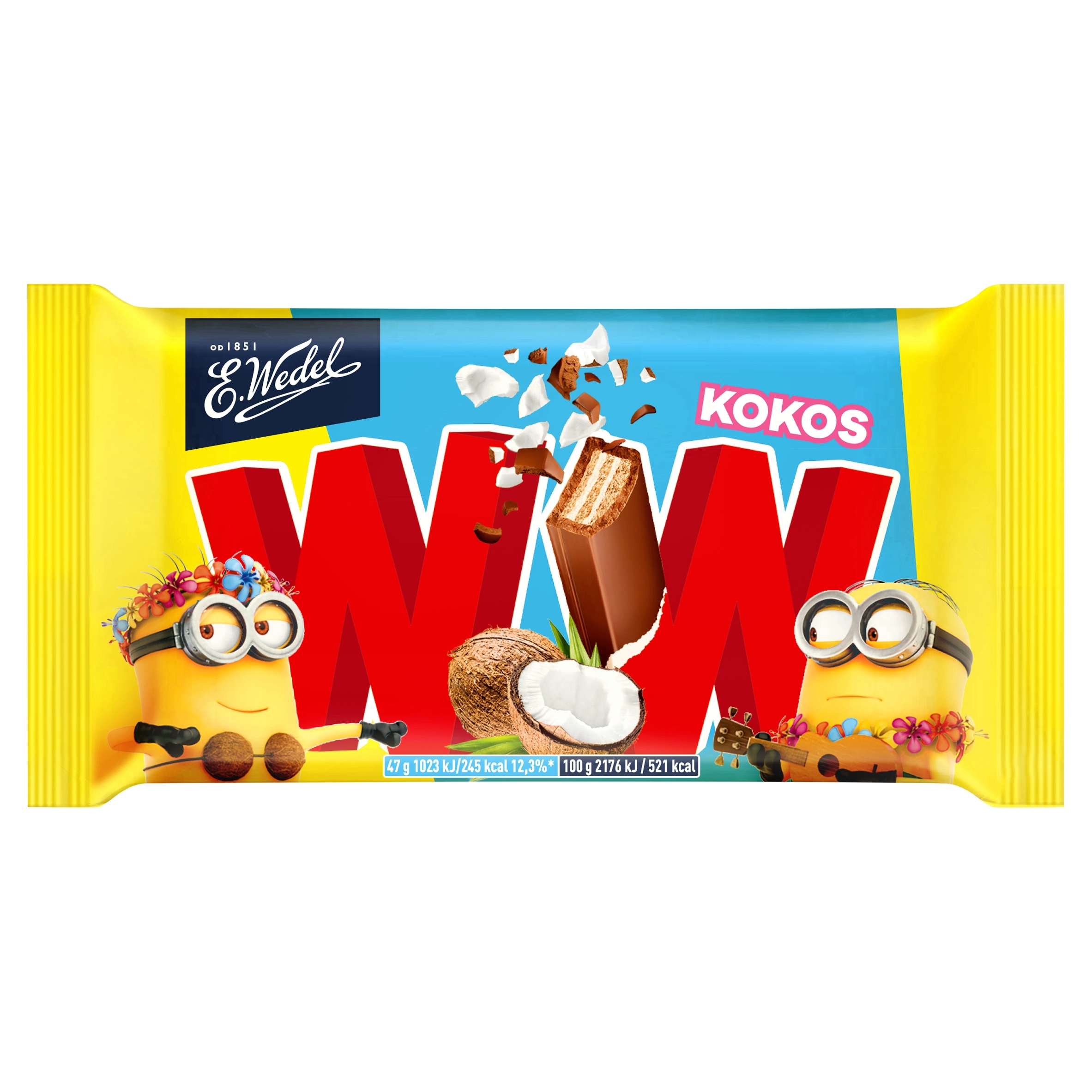 E. Wedel Ww Oplatek kokos 24 x 47 g