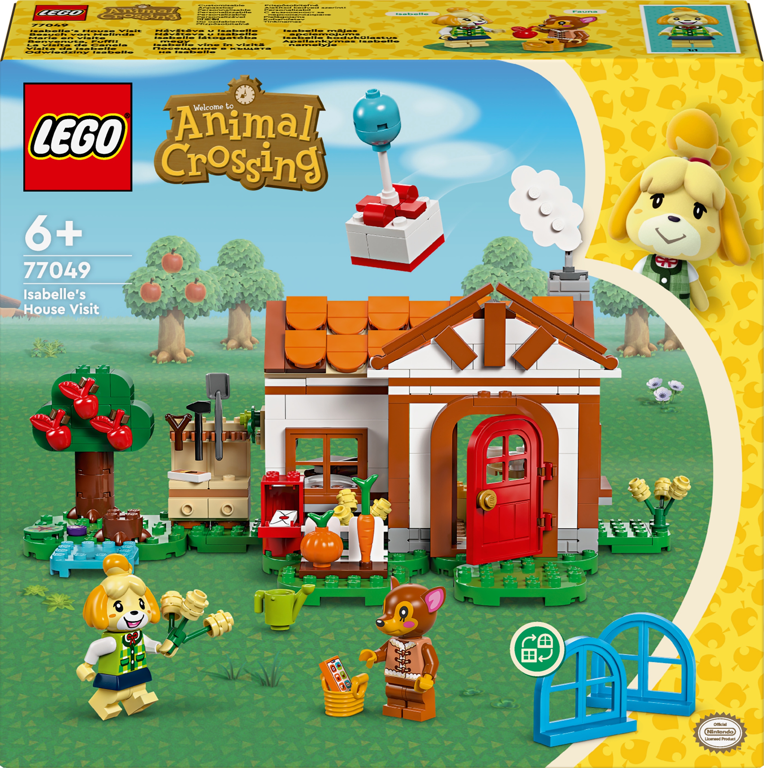 Lego Animal Crossing 77049 Návštěva Isabelle